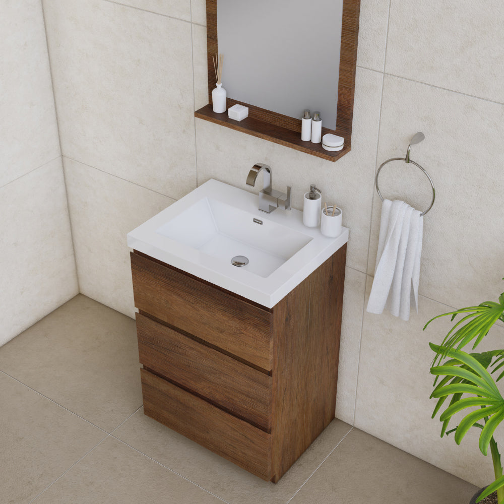 Paterno 24 inch Modern Freestanding Bathroom Vanity