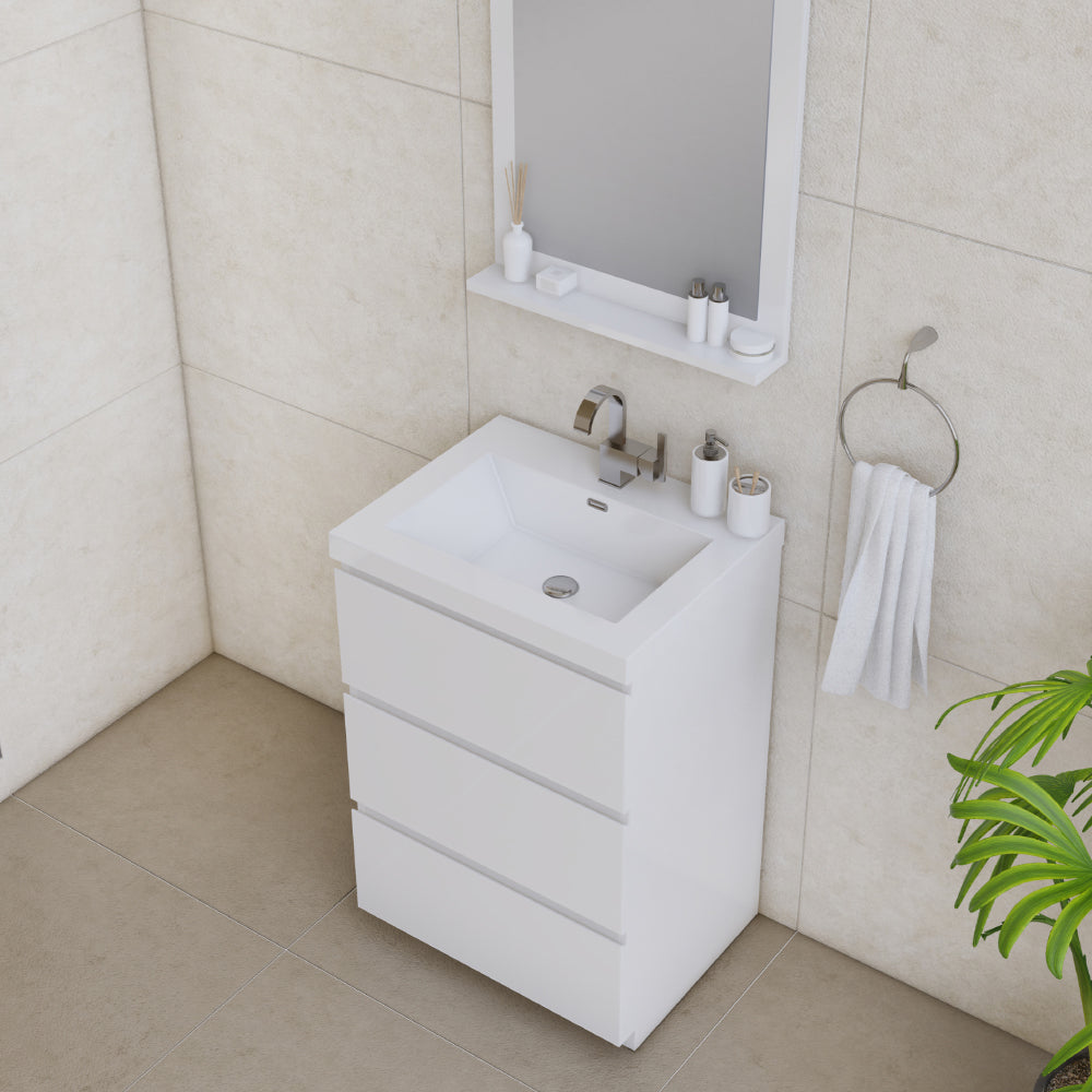 Paterno 24 inch Modern Freestanding Bathroom Vanity