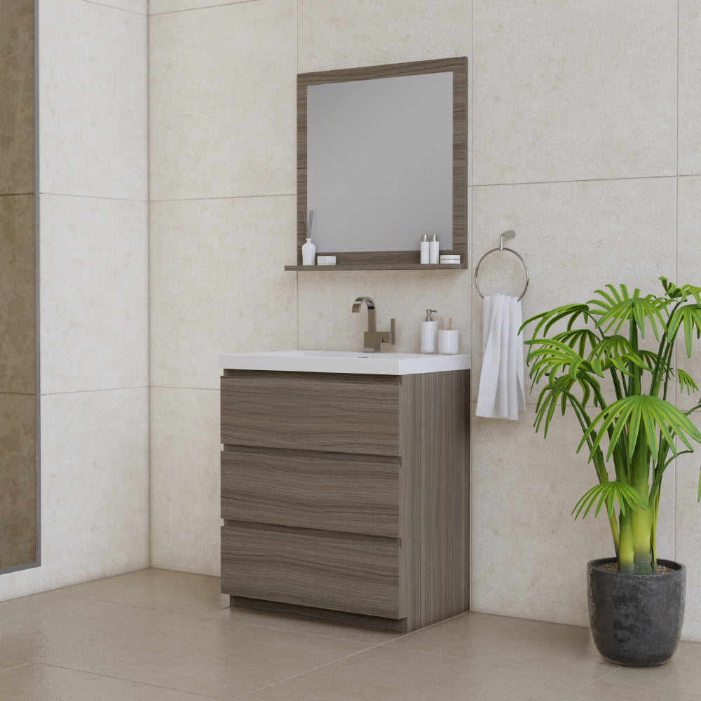 Paterno 30 inch Modern Freestanding Bathroom Vanity