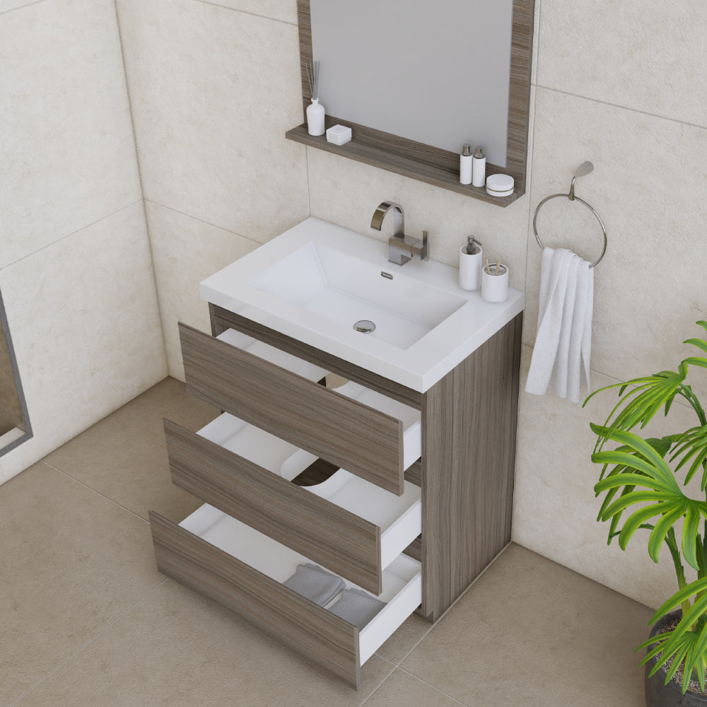 Paterno 30 inch Modern Freestanding Bathroom Vanity