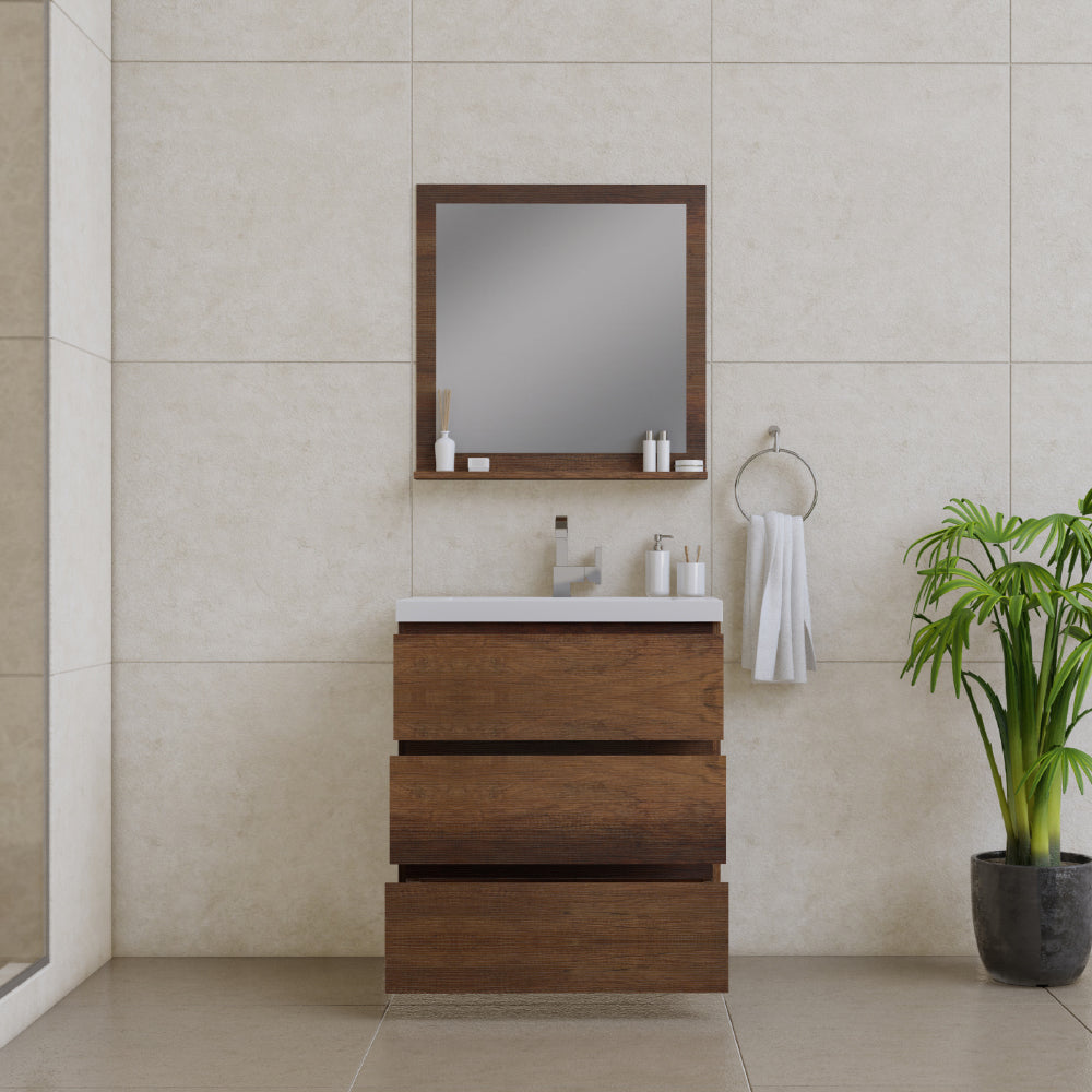 Paterno 30 inch Modern Freestanding Bathroom Vanity