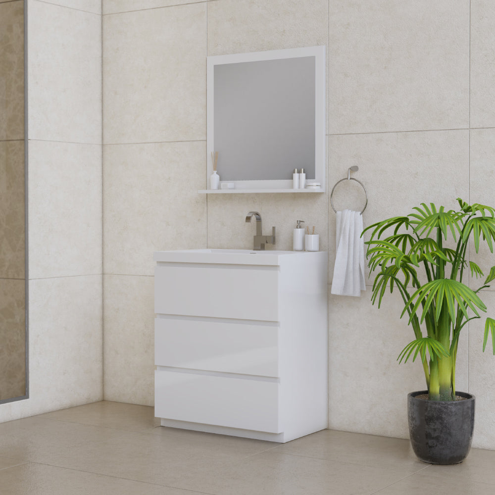 Paterno 30 inch Modern Freestanding Bathroom Vanity