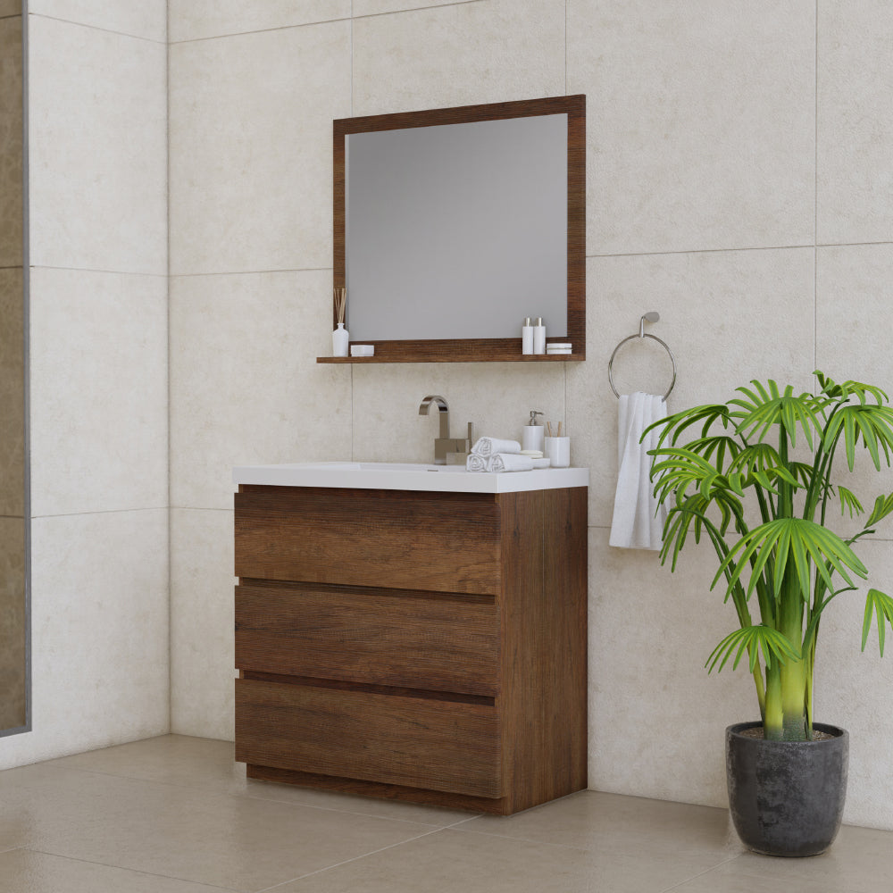 Paterno 36 inch Modern Freestanding Bathroom Vanity