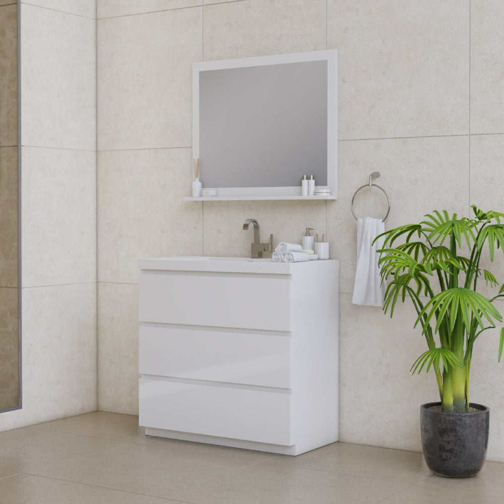 Paterno 36 inch Modern Freestanding Bathroom Vanity