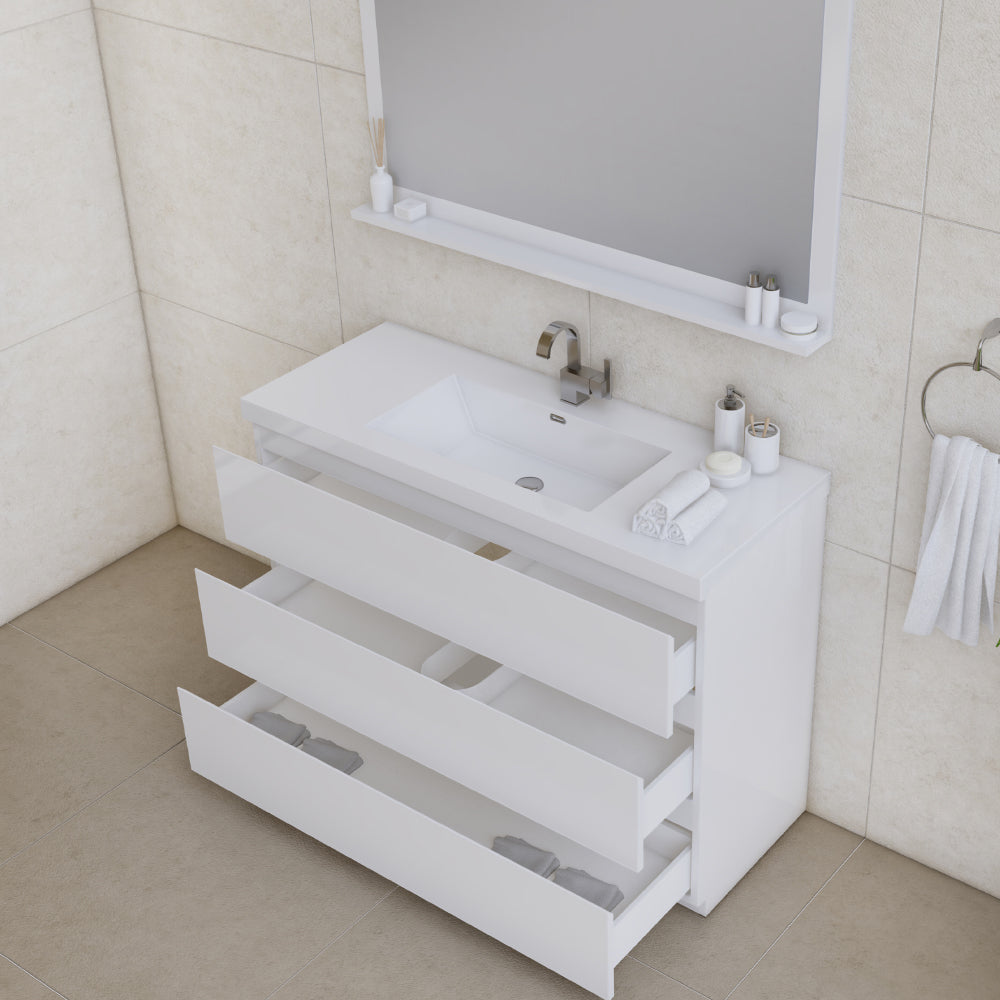 Paterno 48 inch Modern Freestanding Bathroom Vanity