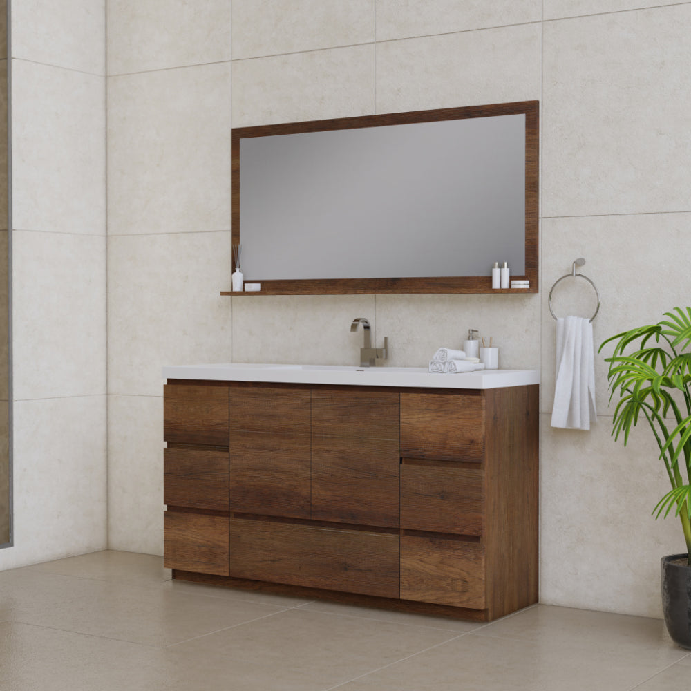 Paterno 60 inch Single Modern Freestanding Bathroom Vanity