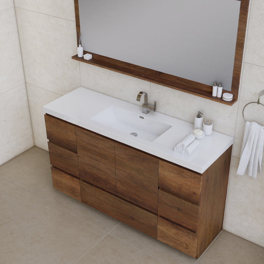 Paterno 60 inch Single Modern Freestanding Bathroom Vanity