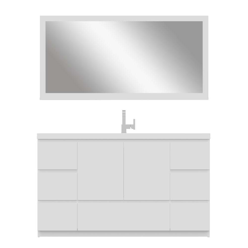 Paterno 60 inch Single Modern Freestanding Bathroom Vanity