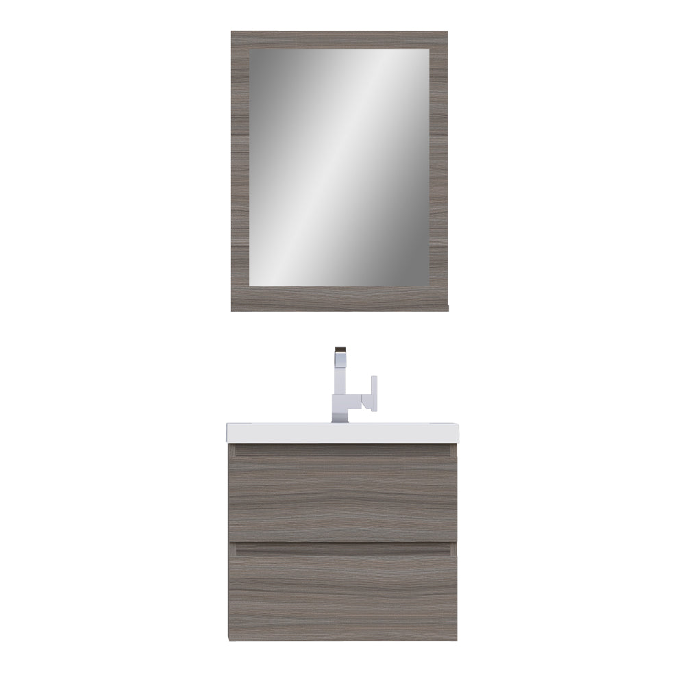 Paterno 24 inch Modern Wall Mounted Bathroom Vanity