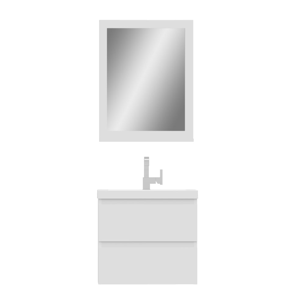 Paterno 24 inch Modern Wall Mounted Bathroom Vanity