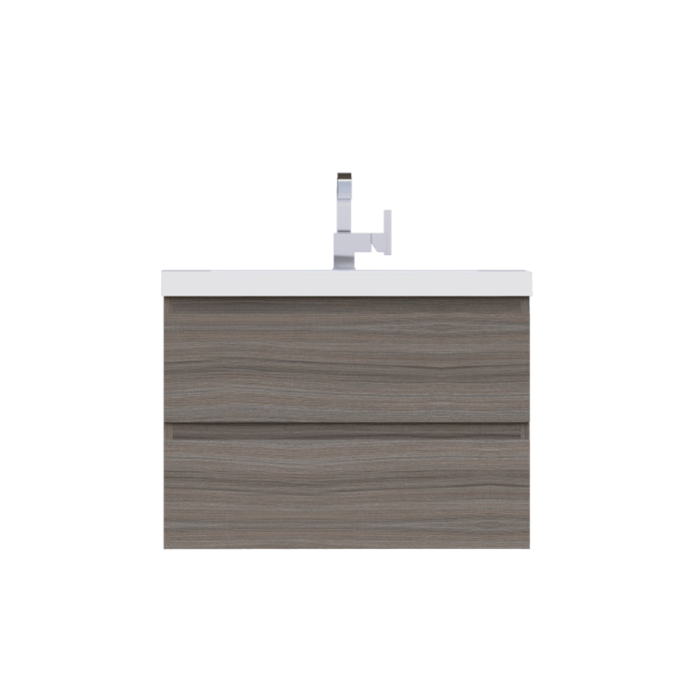 Paterno 30 inch Modern Wall Mounted Bathroom Vanity