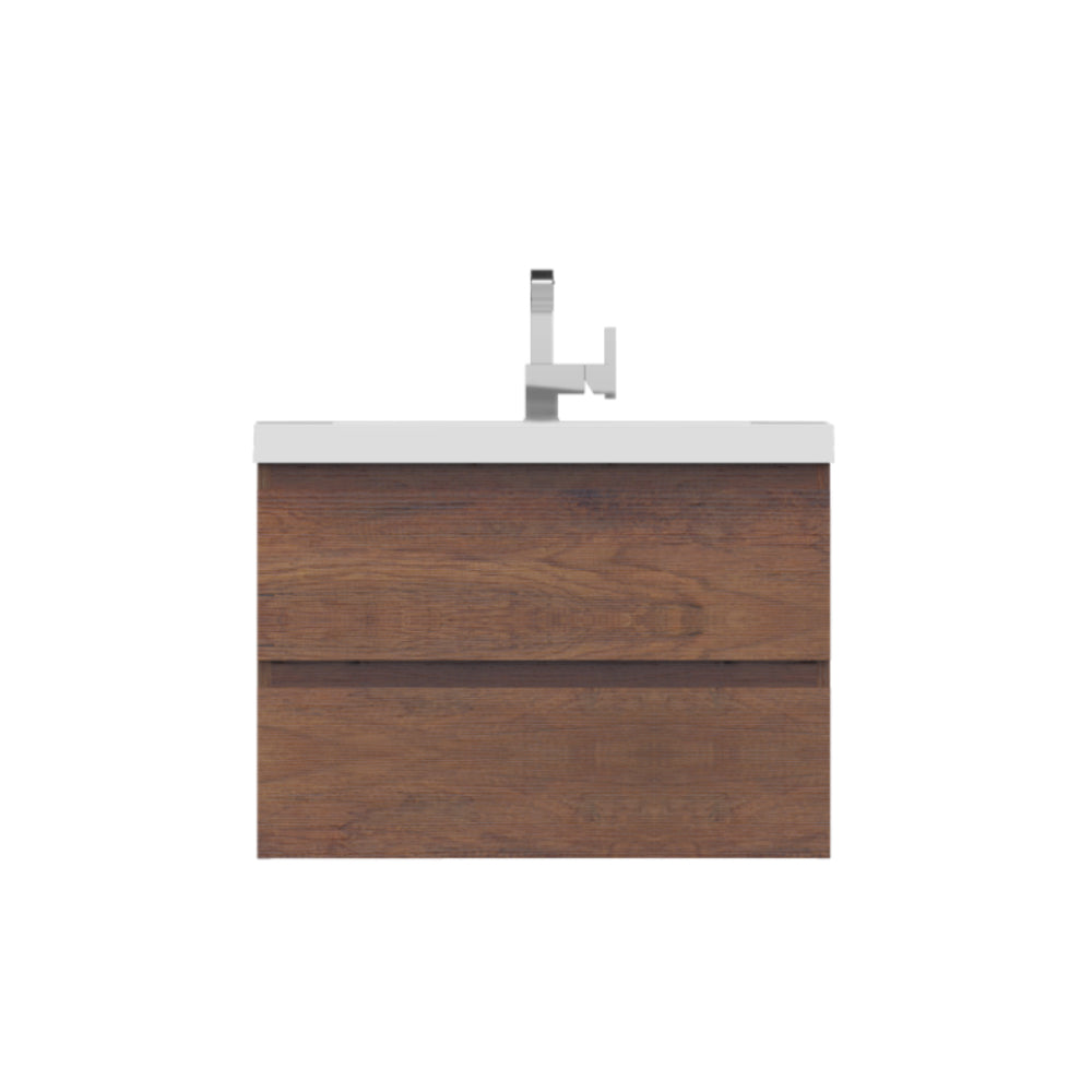 Paterno 30 inch Modern Wall Mounted Bathroom Vanity