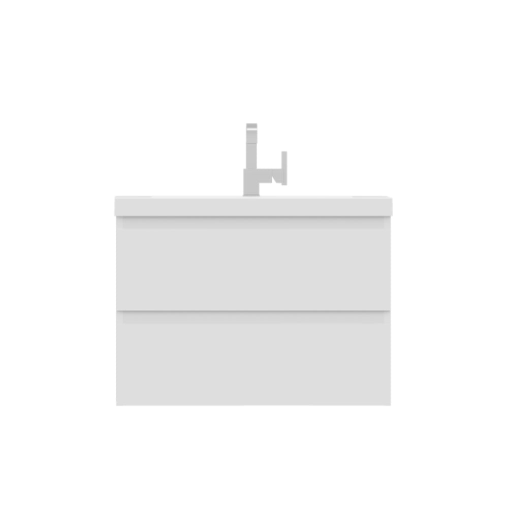 Paterno 30 inch Modern Wall Mounted Bathroom Vanity