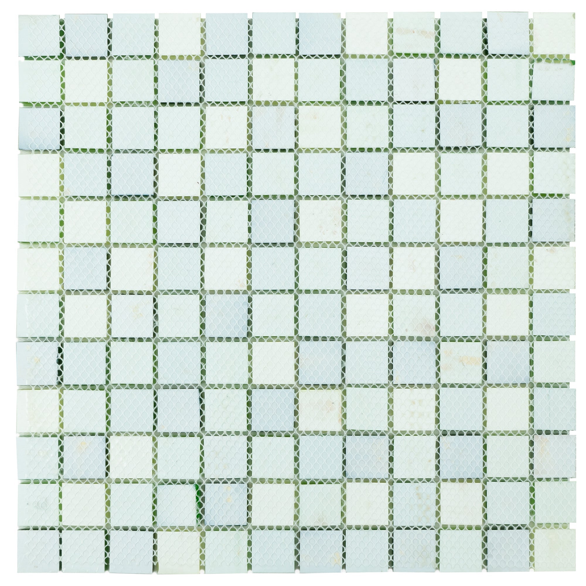 Apple Green 1'' x 1'' Square Glass Mosaic Tile