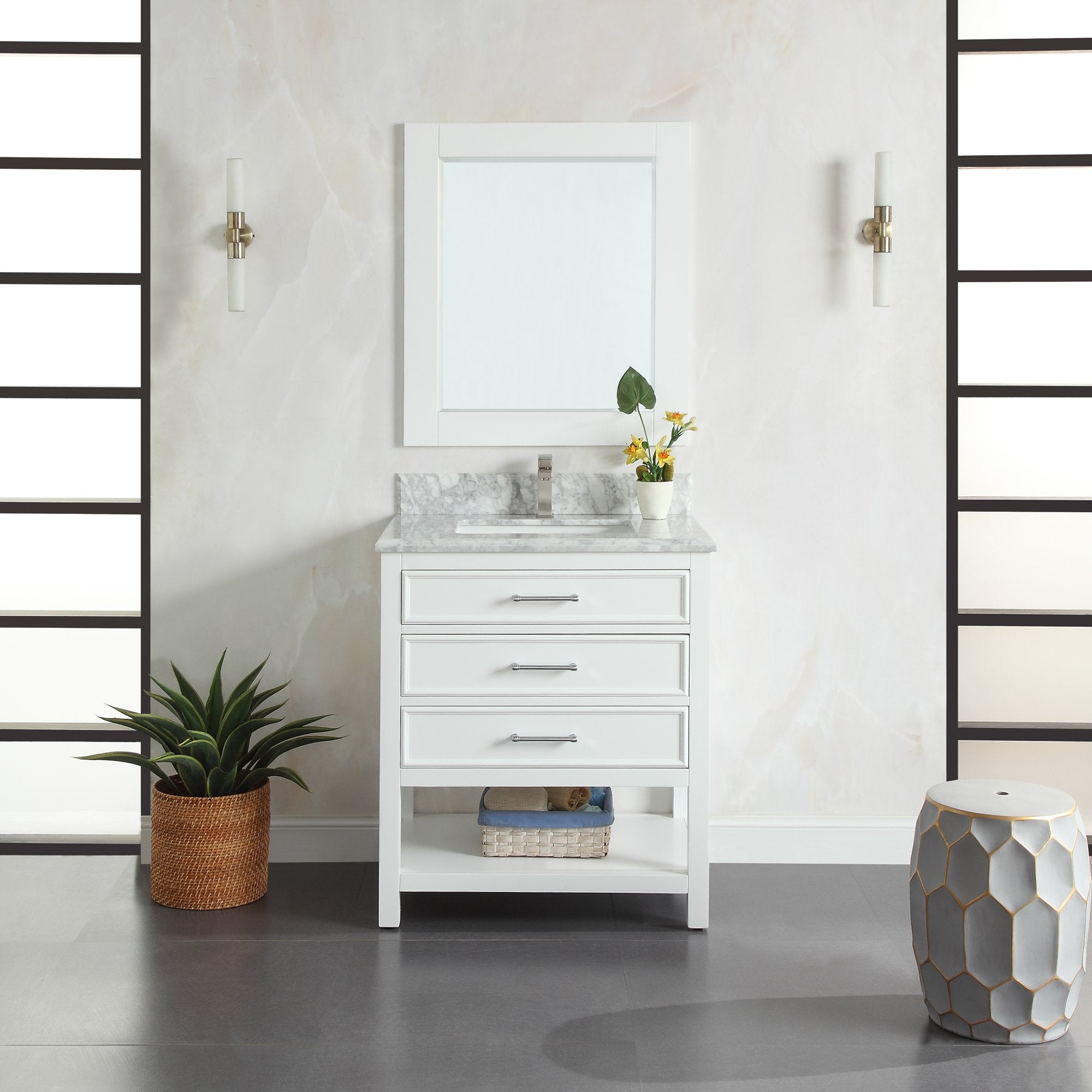 1912 Series 30'' Bathroom Vanity Cabinet Set