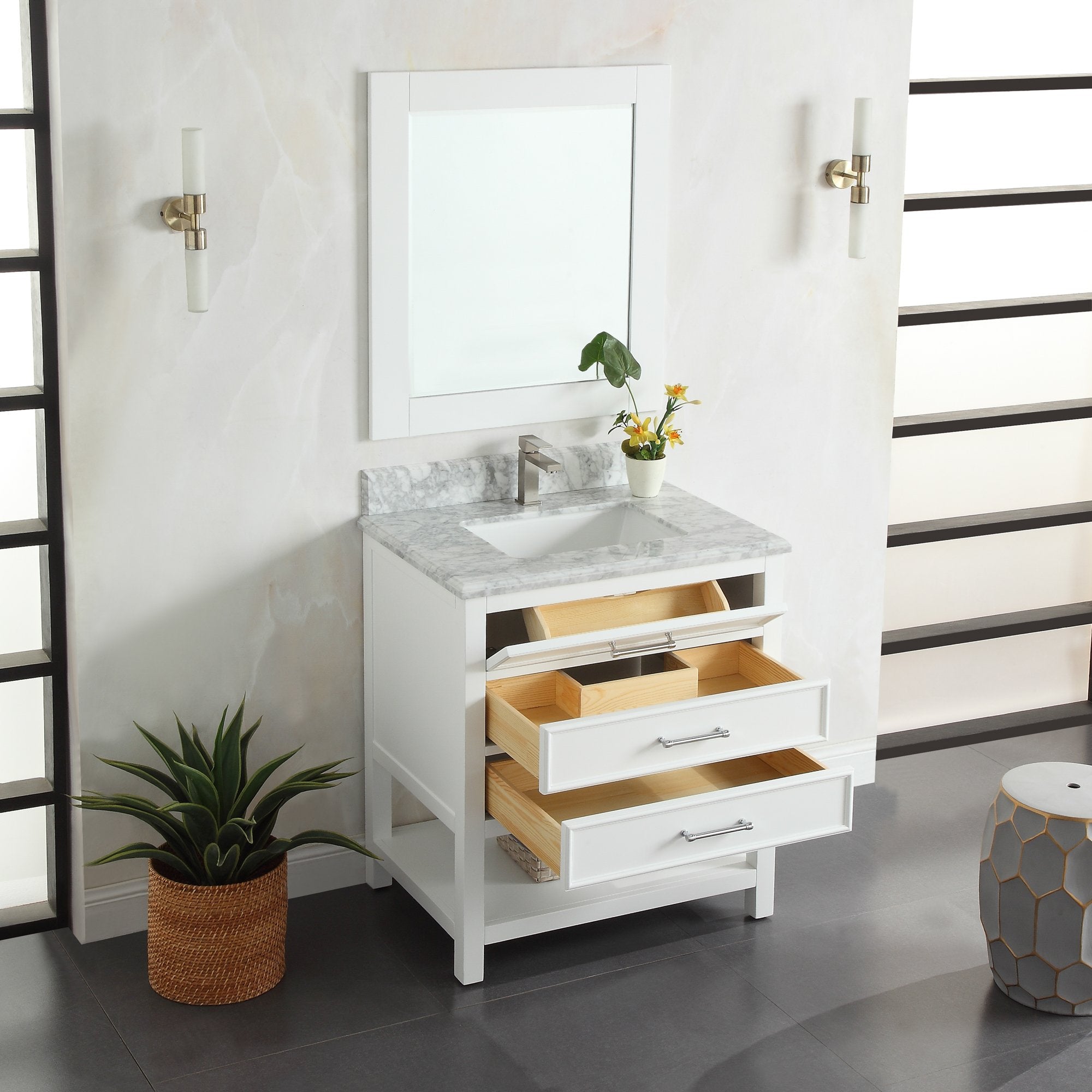 1912 Series 30'' Bathroom Vanity Cabinet Set