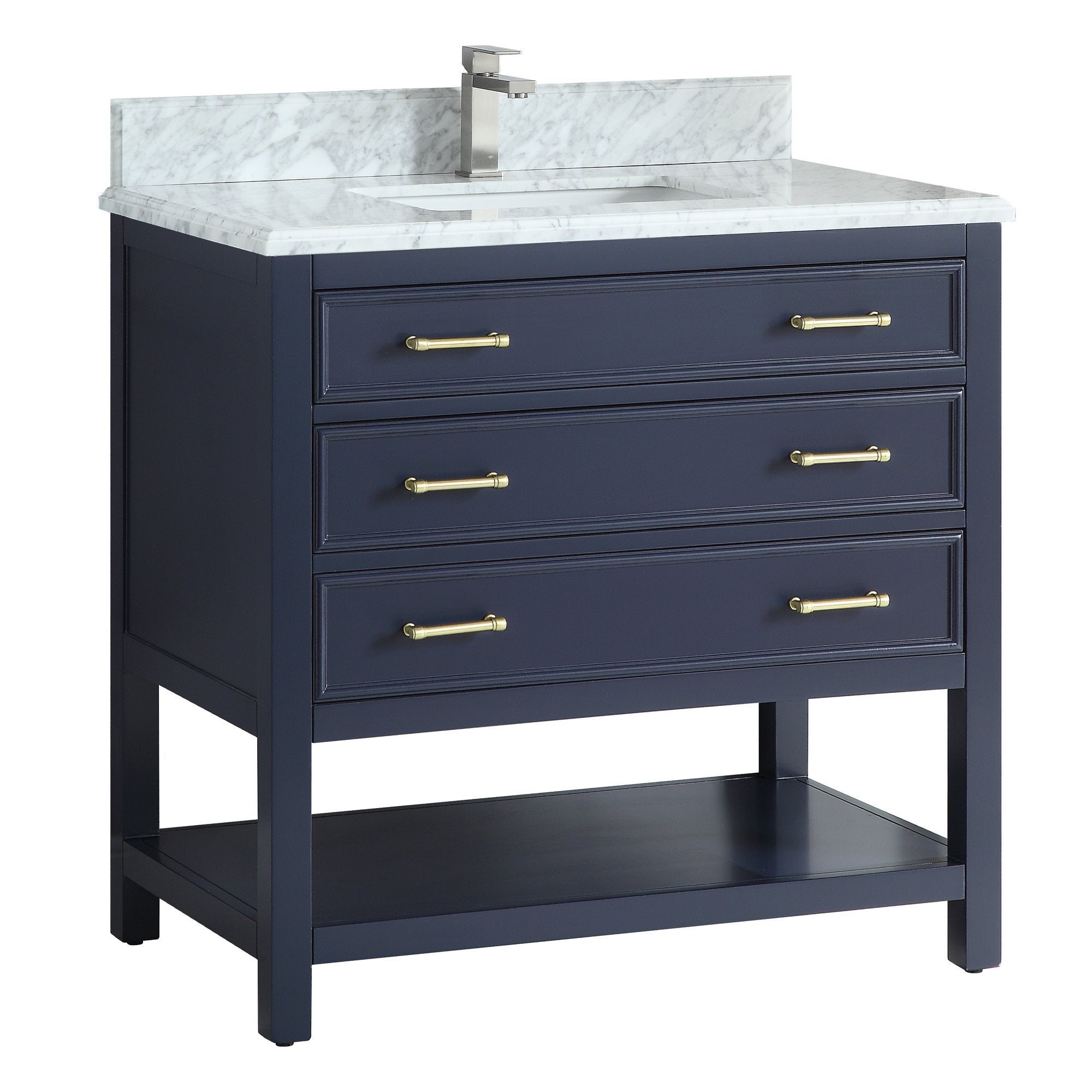 1912 Series 36Inch Bathroom Vanity Cabinet Set