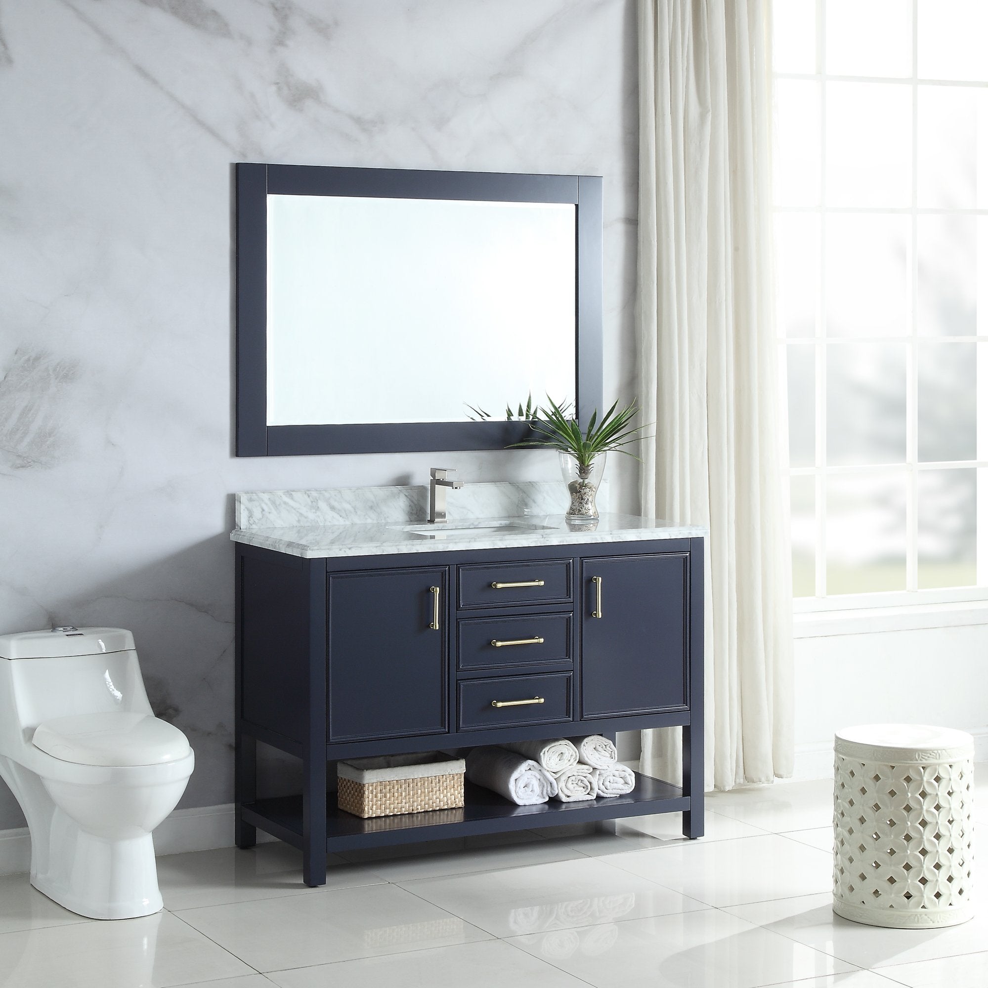 1912 Series 48in. Bathroom Vanity Cabinet Set