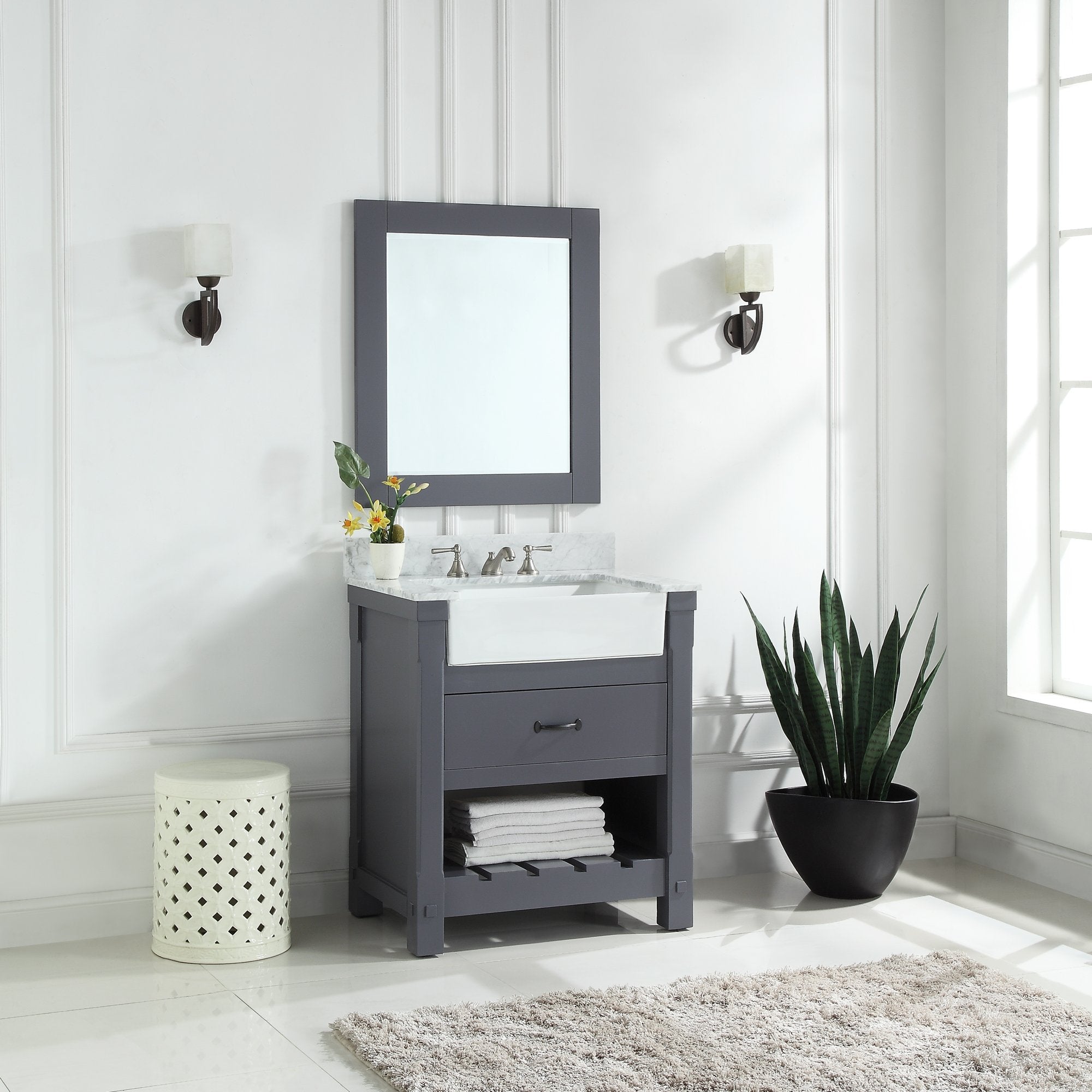 1915 Series 30in Bathroom Vanity Cabinet Set