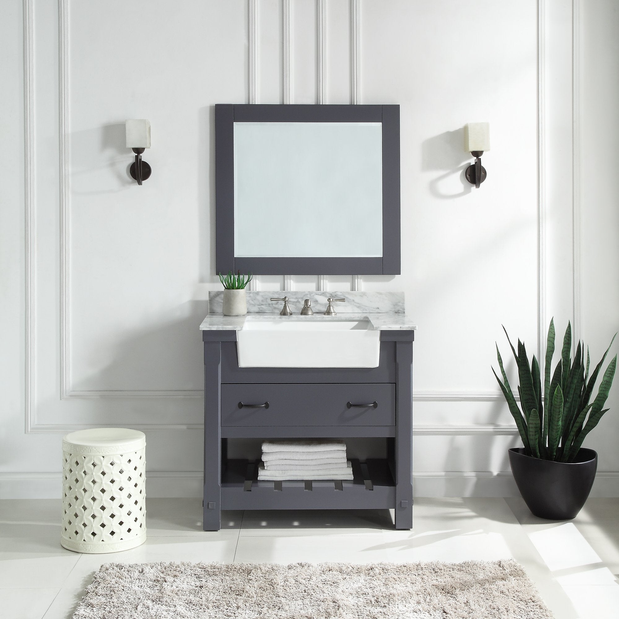 1915 Series 36in Bathroom Vanity Cabinet Set