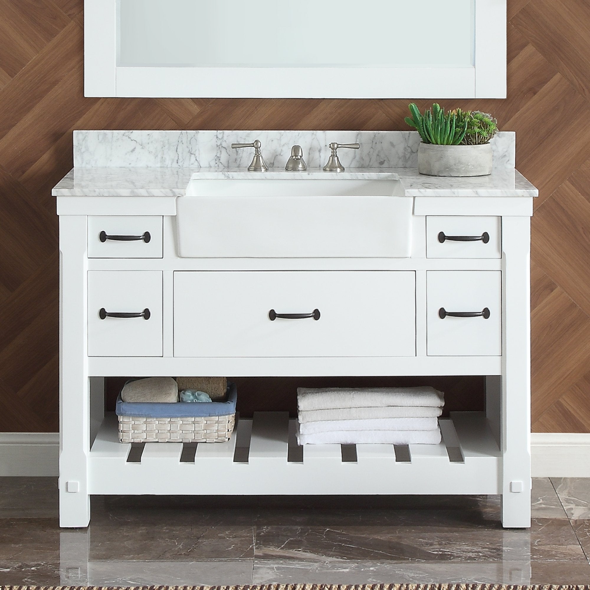 1915 Series 48in Bathroom Vanity Cabinet Set