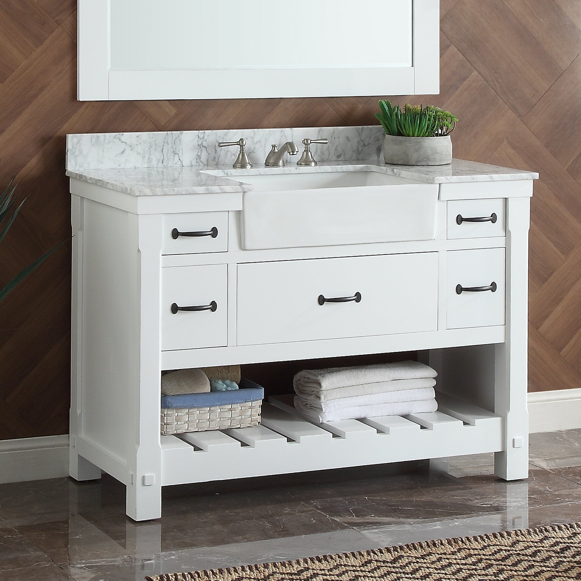 1915 Series 48in Bathroom Vanity Cabinet Set