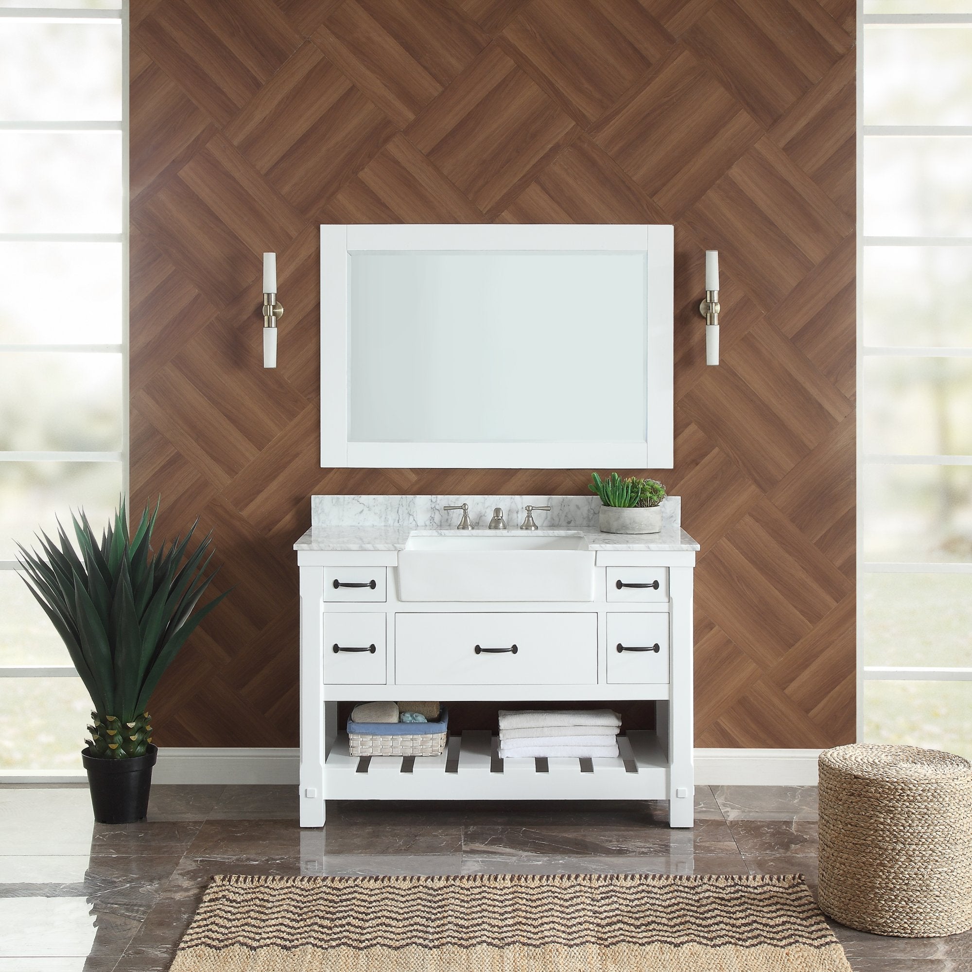 1915 Series 48in Bathroom Vanity Cabinet Set