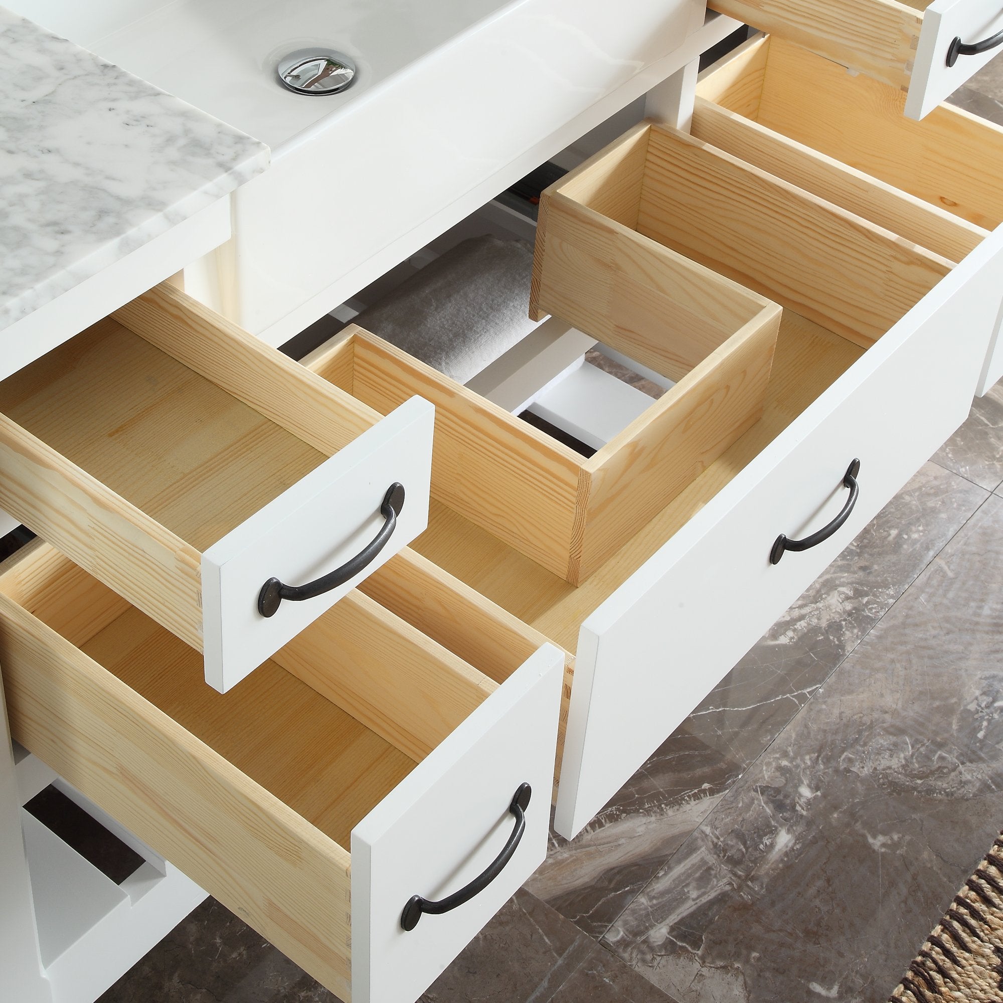 1915 Series 48in Bathroom Vanity Cabinet Set