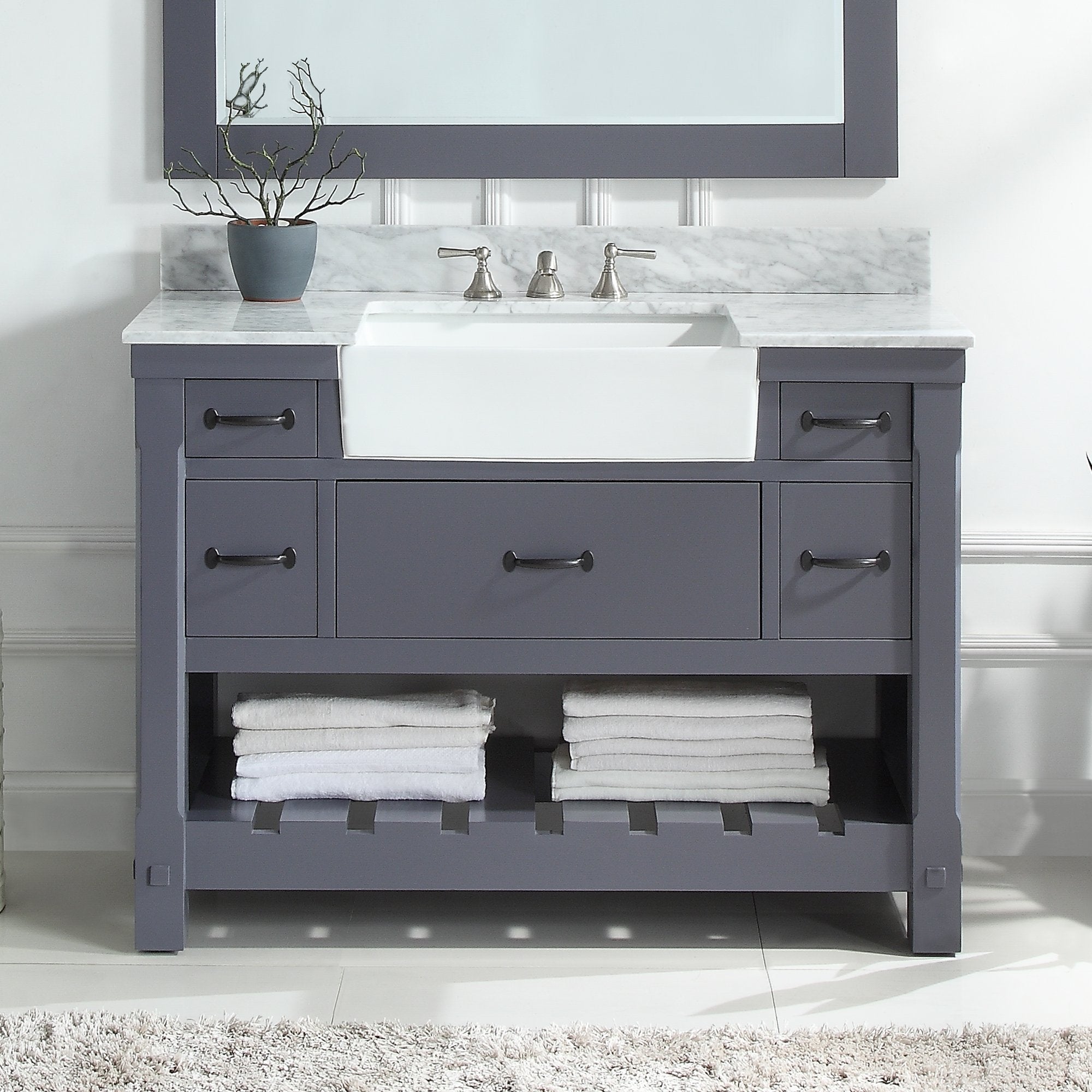 1915 Series 48in Bathroom Vanity Cabinet Set