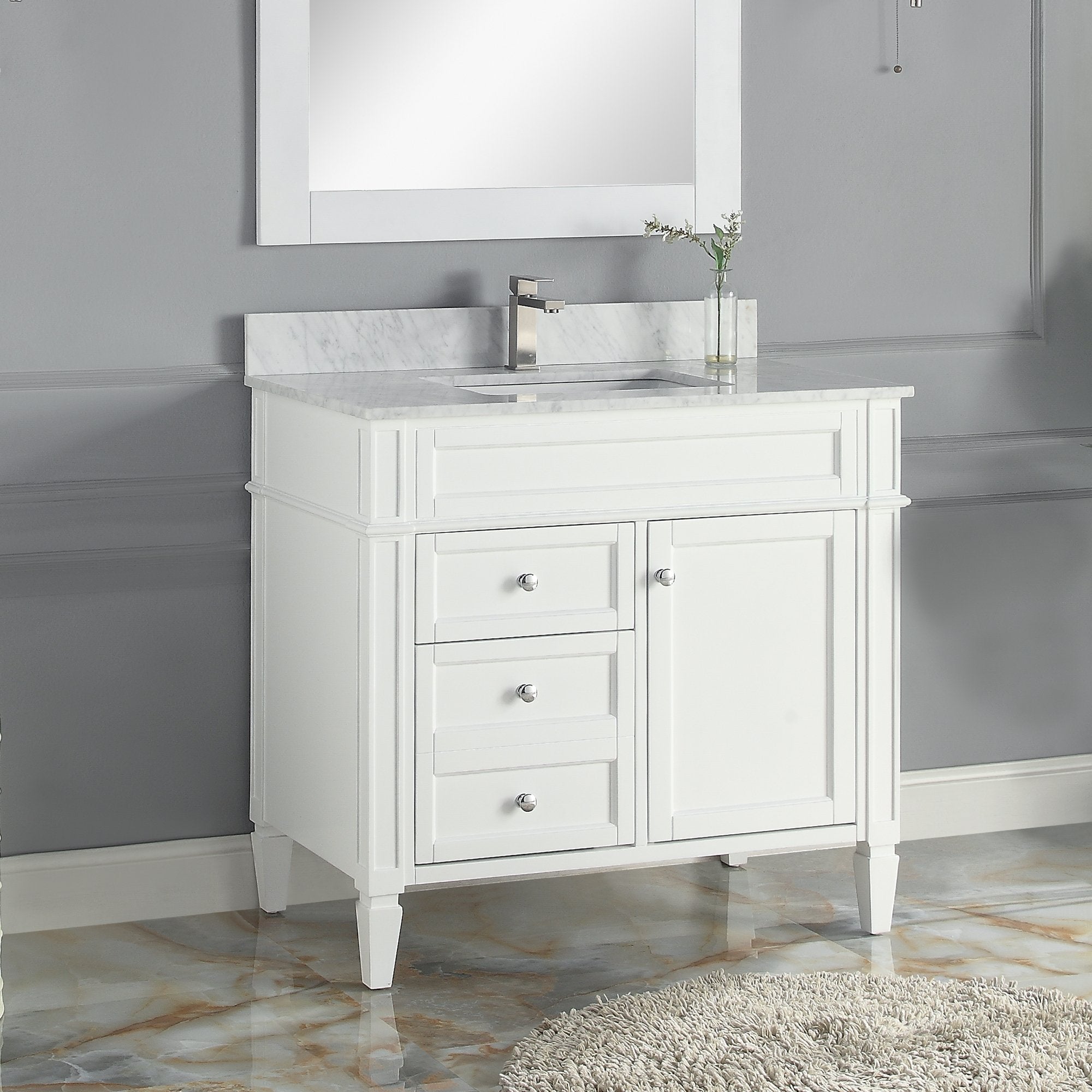 1916 Series 36inch Bathroom Vanity Cabinet Set