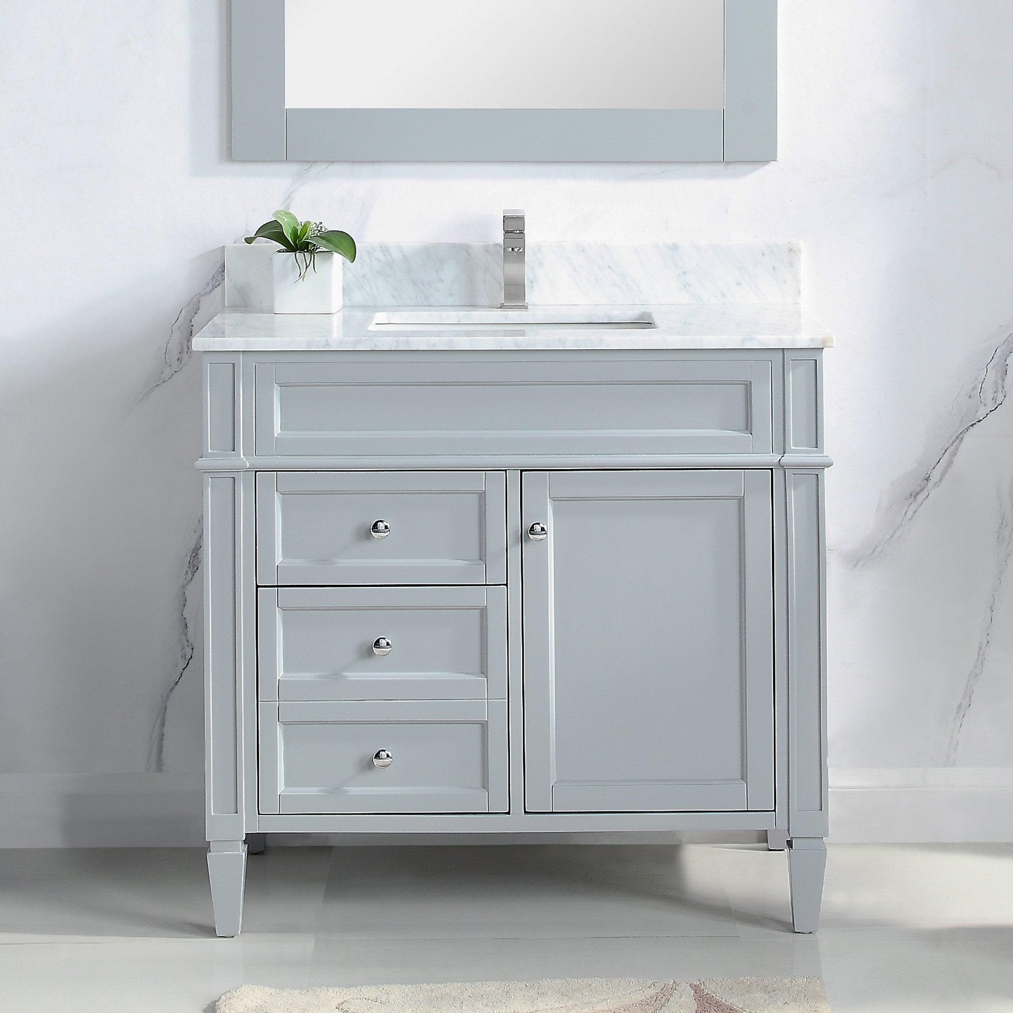 1916 Series 36inch Bathroom Vanity Cabinet Set