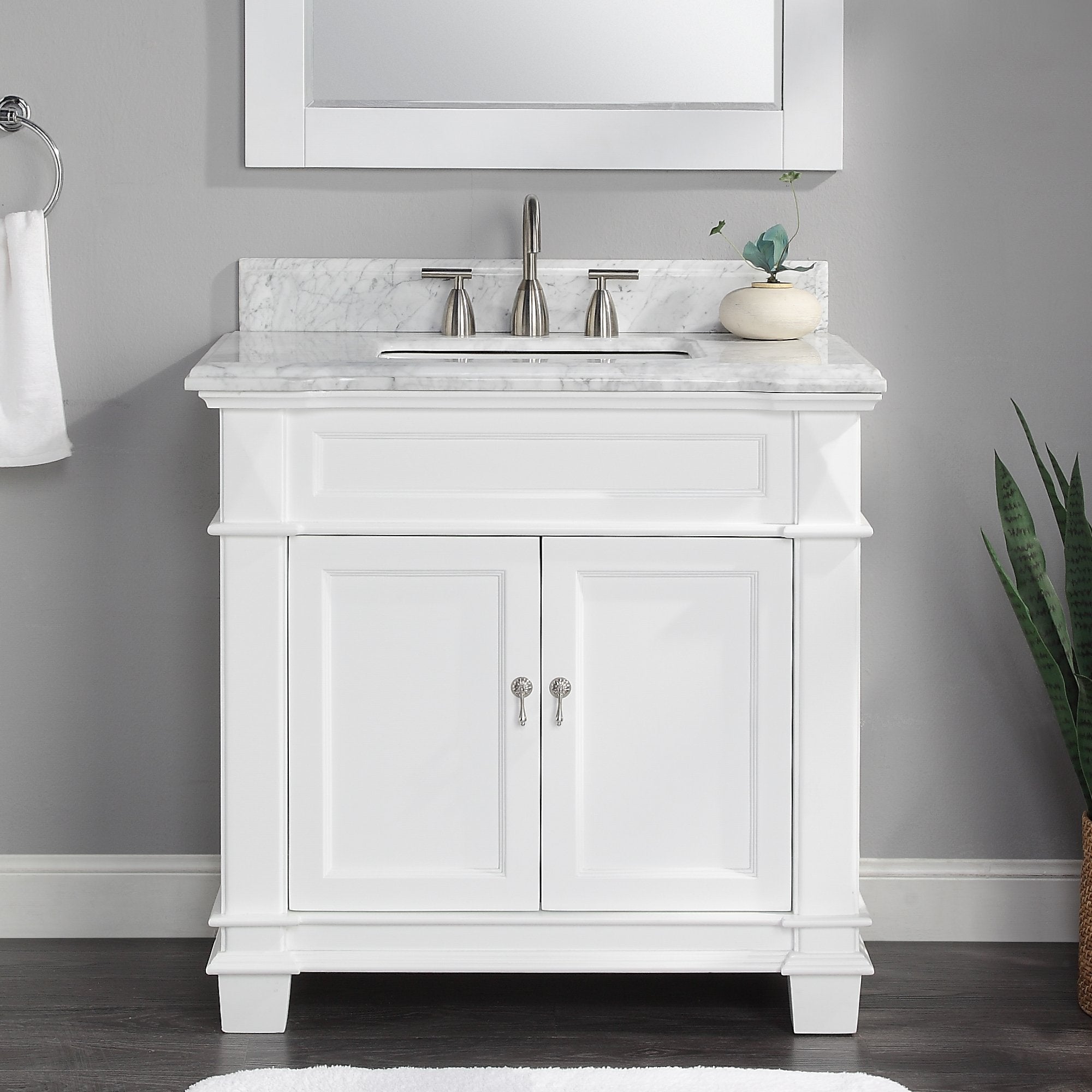 1917 Series 36in. Bathroom Vanity Cabinet Set