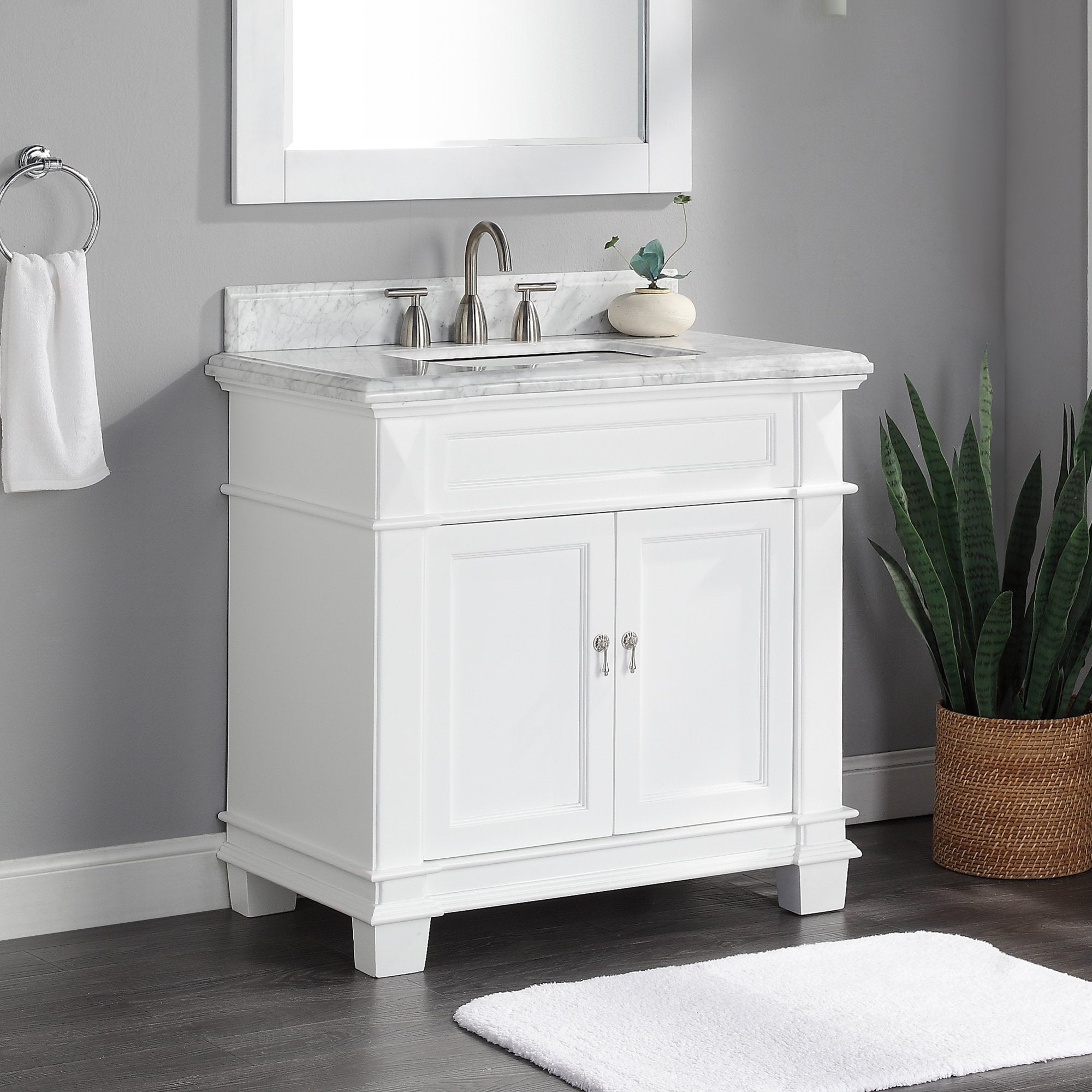 1917 Series 36in. Bathroom Vanity Cabinet Set