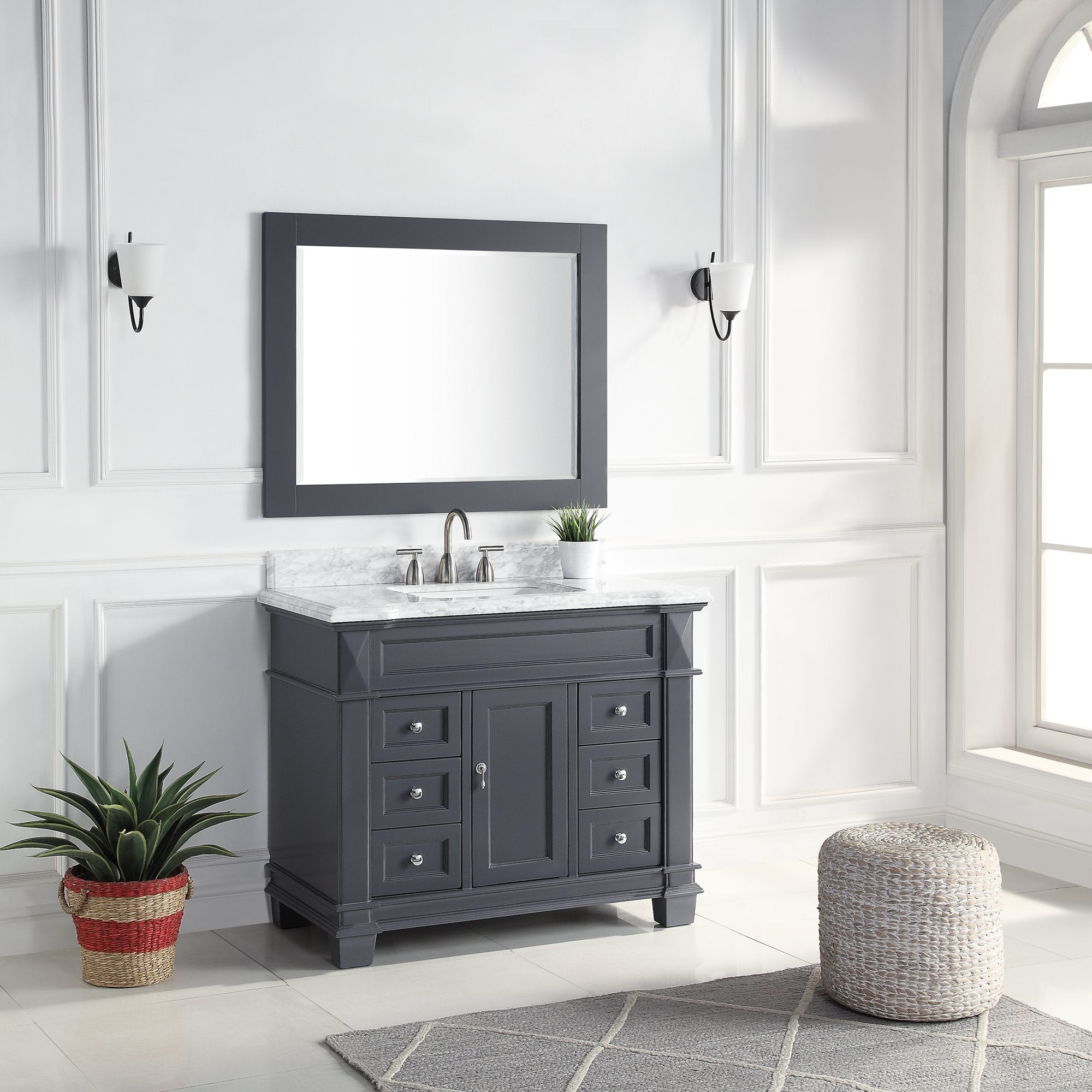 1917 Series 42in. Bathroom Vanity Cabinet Set