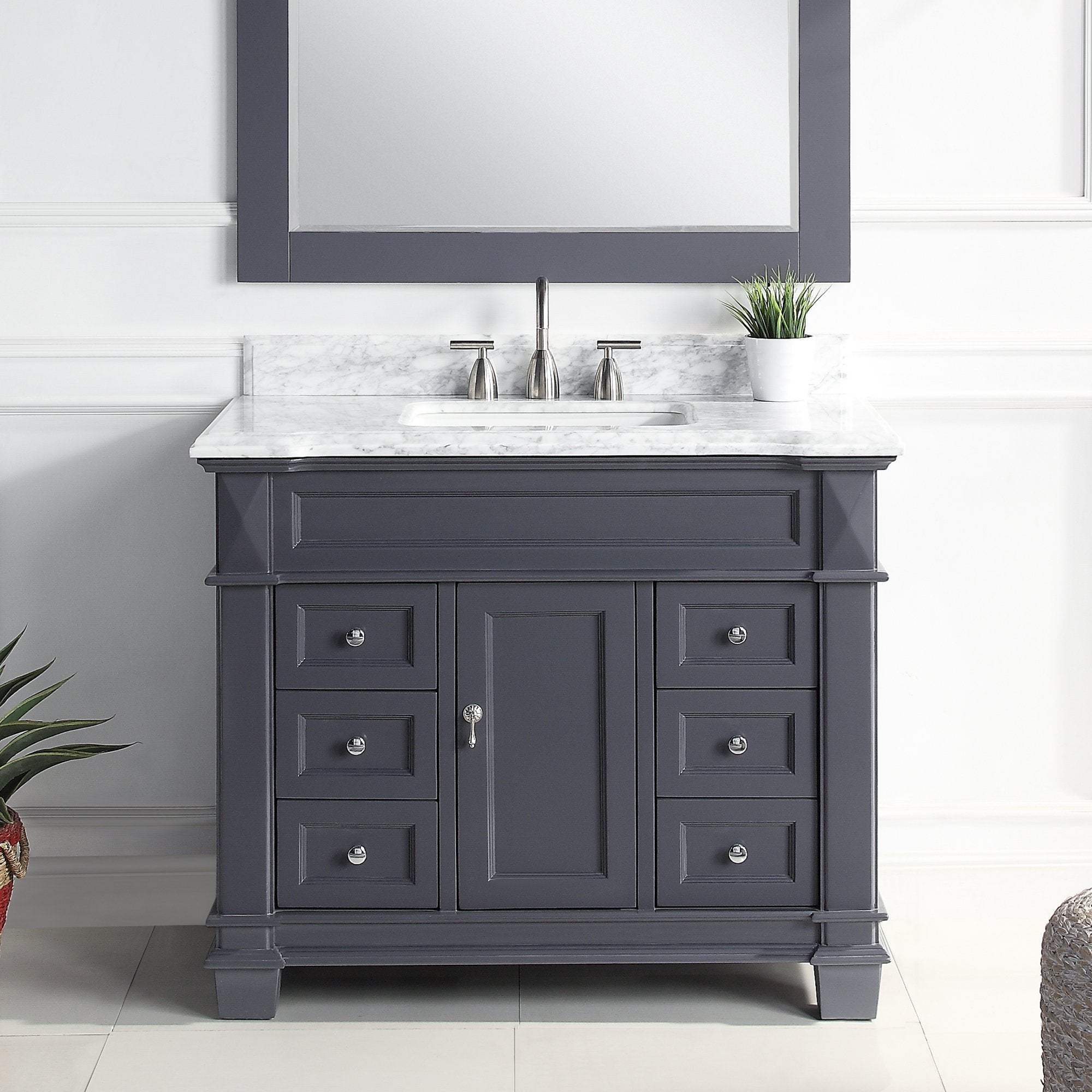 1917 Series 42in. Bathroom Vanity Cabinet Set