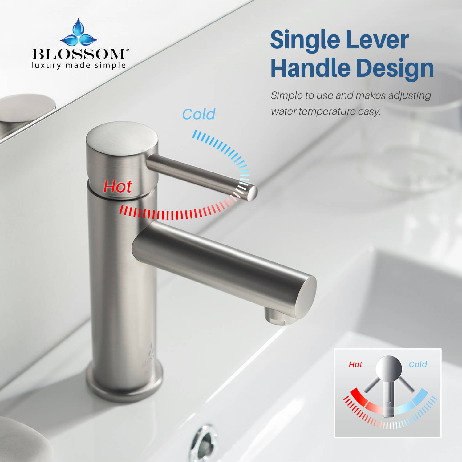 Single Handle Lavatory Faucet – F01 116