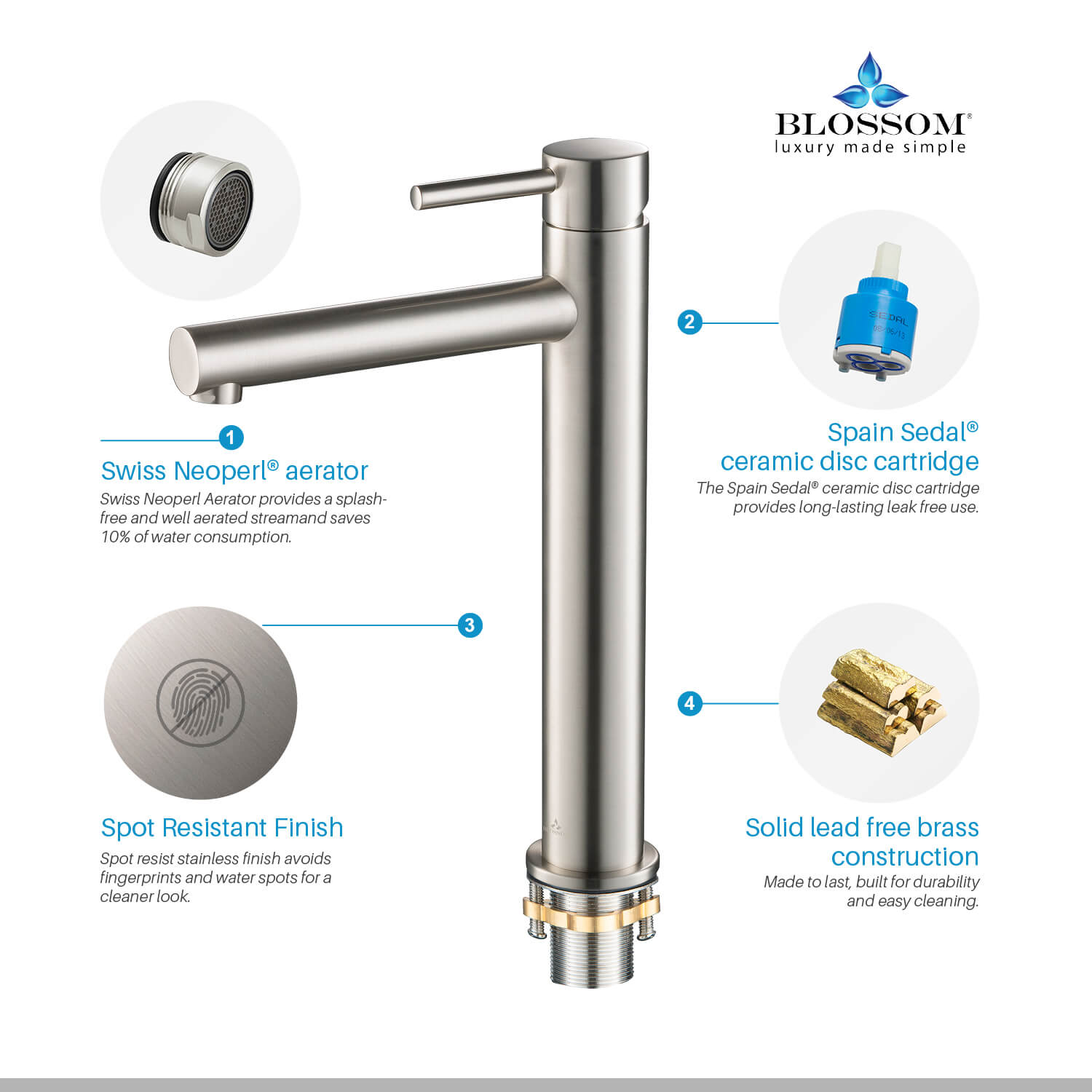 Single Handle Lavatory Faucet – F01 117