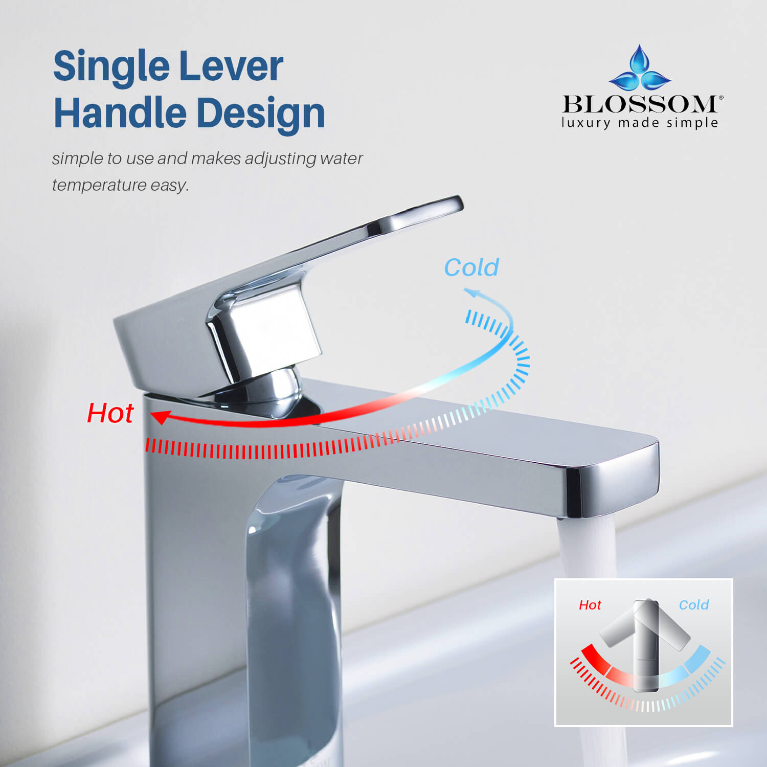 Single Handle Lavatory Faucet – F01 118