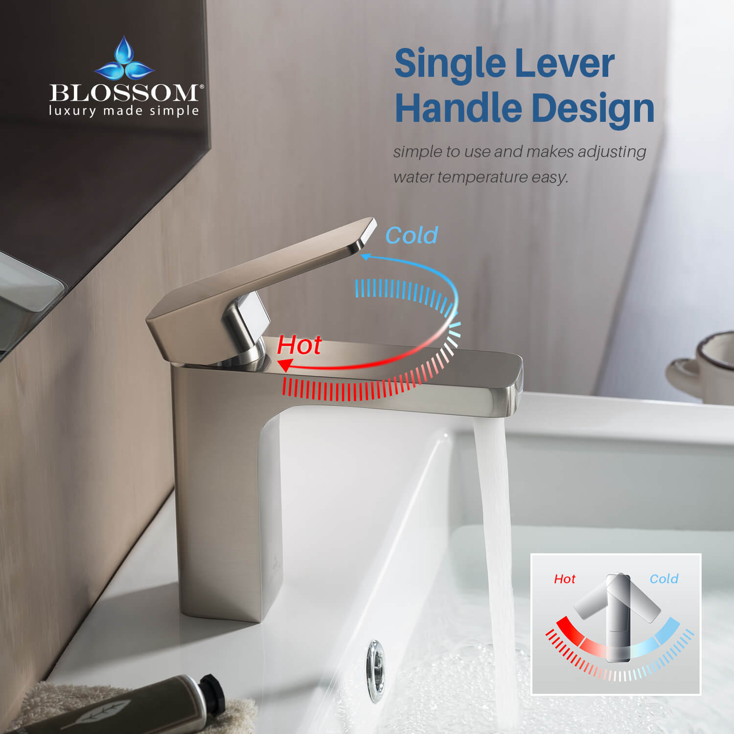 Single Handle Lavatory Faucet – F01 118