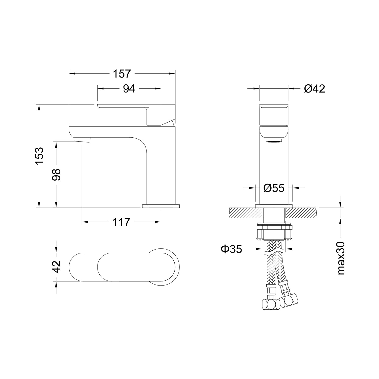 Single Handle Lavatory Faucet – F01 119