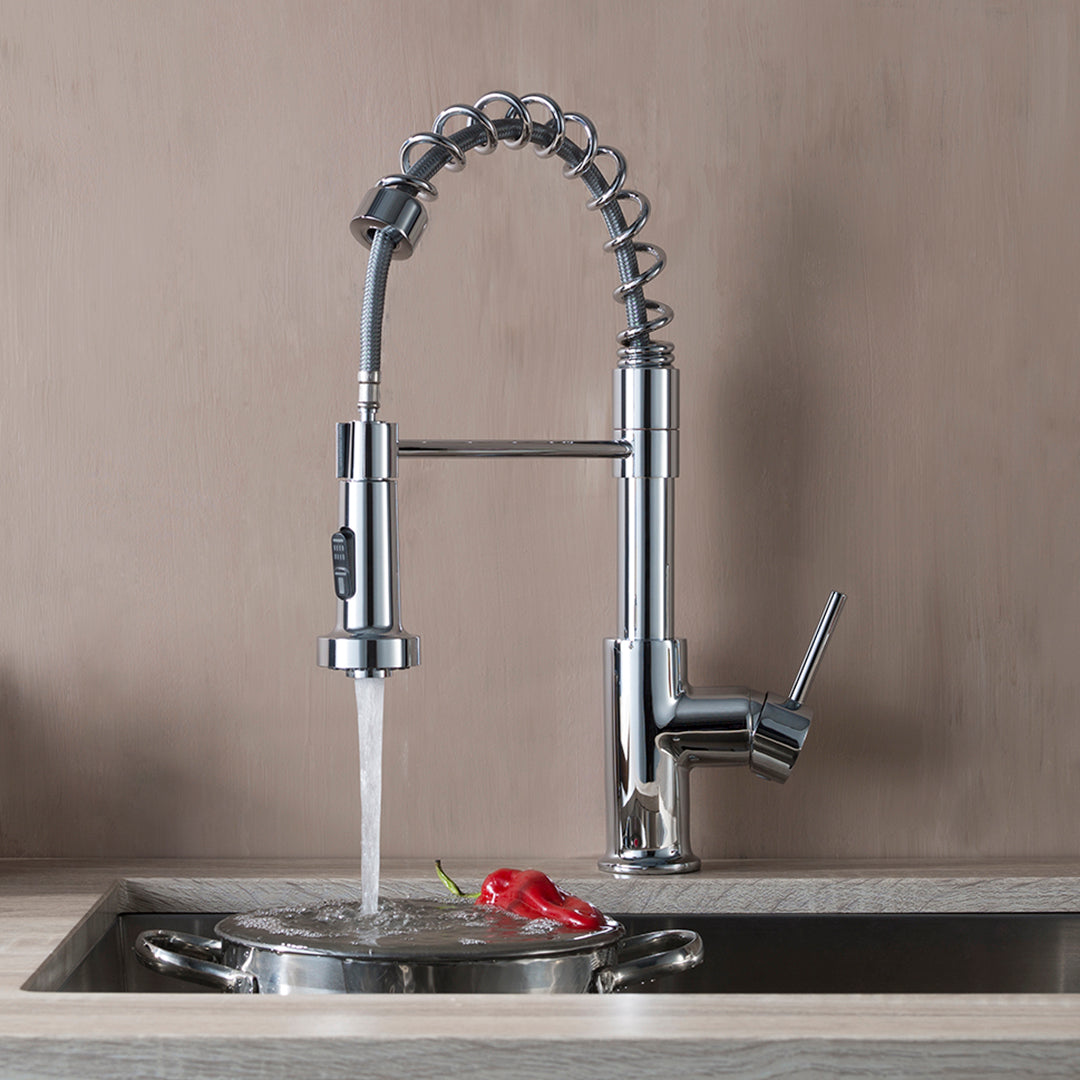 Single Handle Pull Out Kitchen Faucet – F01 205