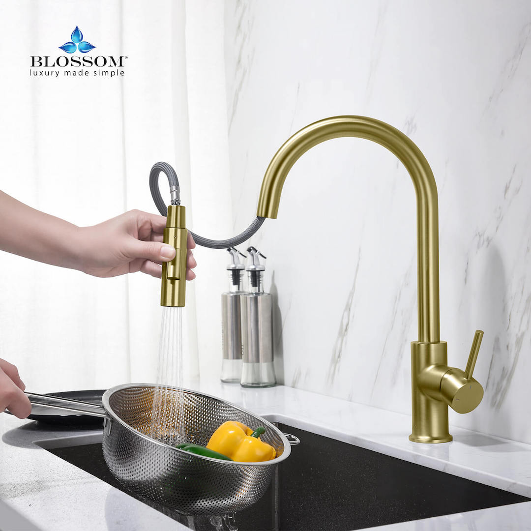 Single Handle Pull Down Kitchen Faucet – F01 206