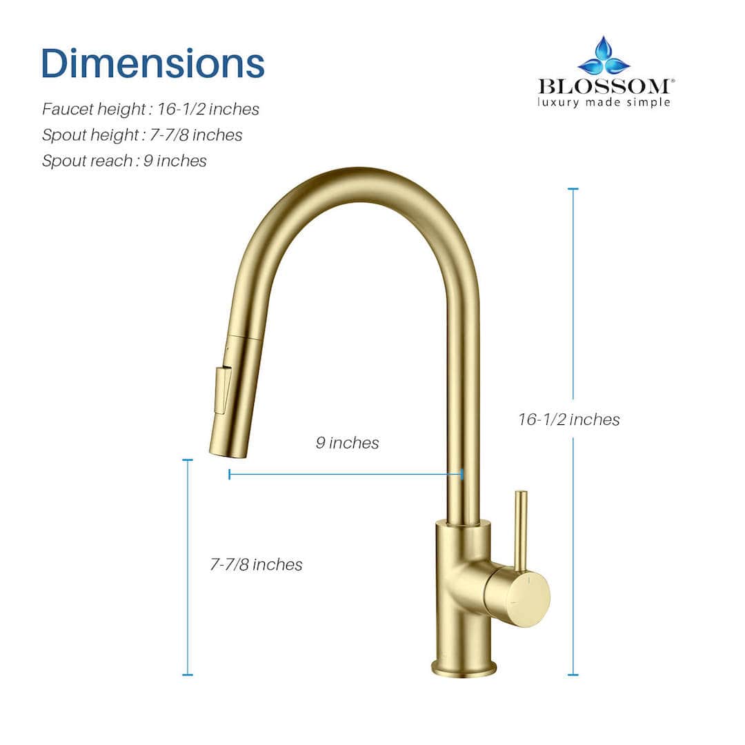 Single Handle Pull Down Kitchen Faucet – F01 206