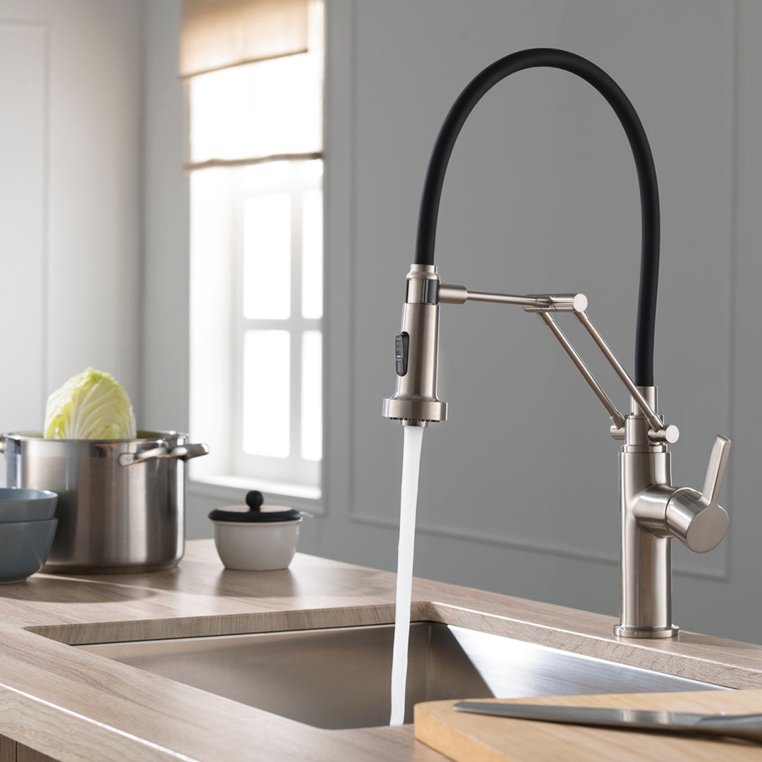 Single Handle Pull Out Kitchen Faucet – F01 208