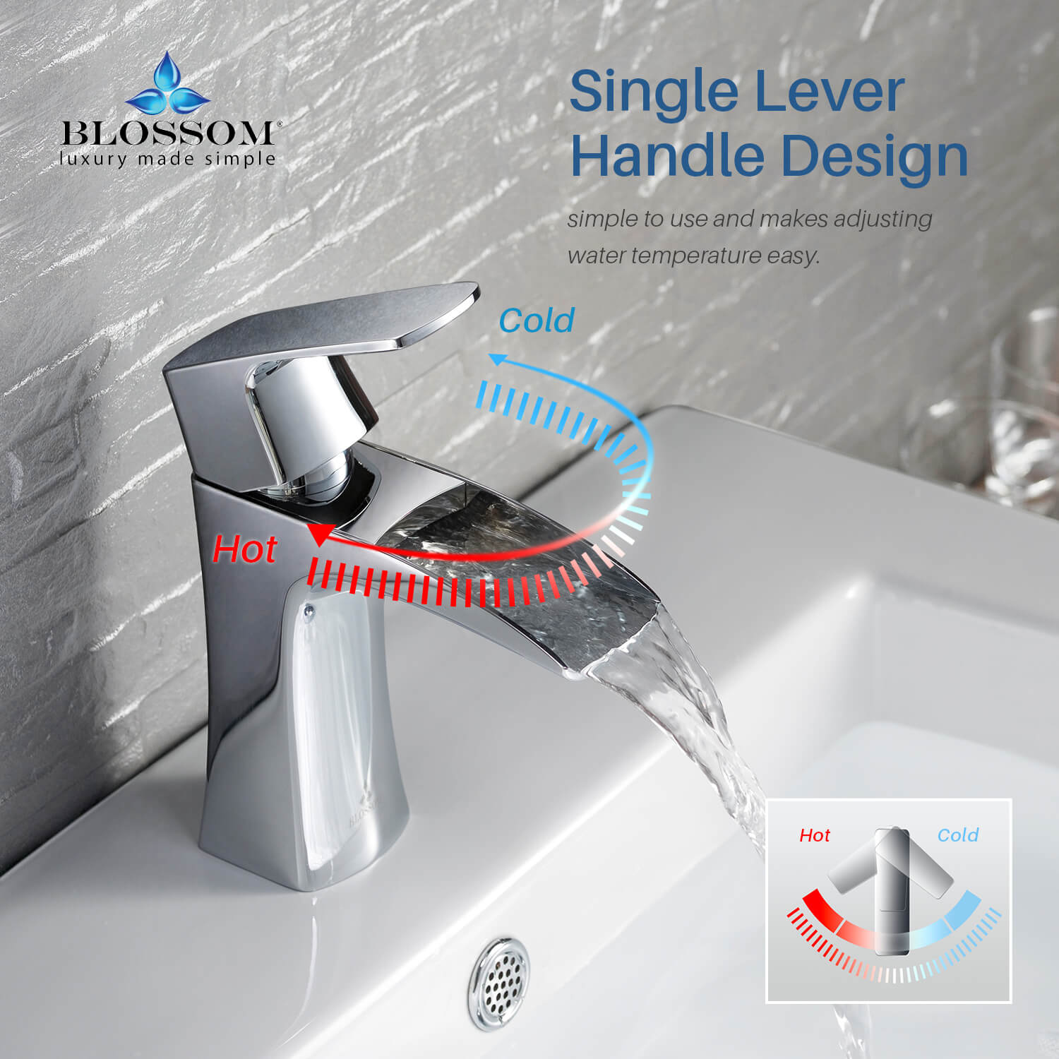 Single Handle Lavatory Faucet – F01 301