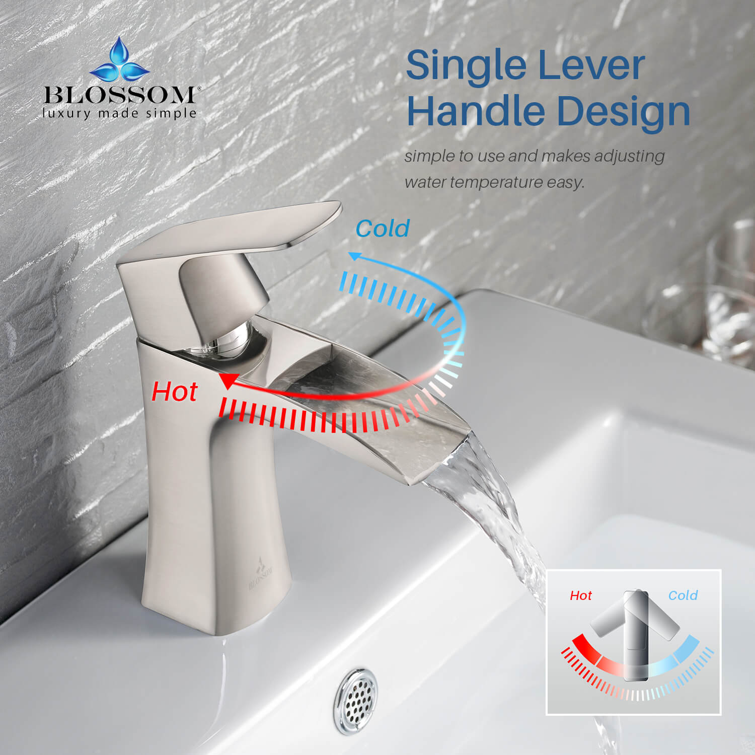 Single Handle Lavatory Faucet – F01 301