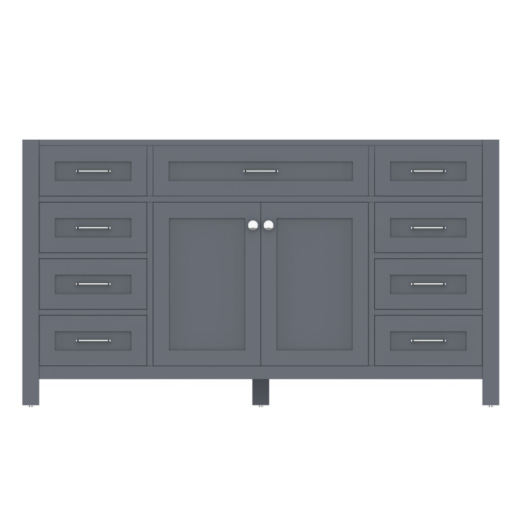 Norwalk 60 inch SINGLE Vanity  with No Top