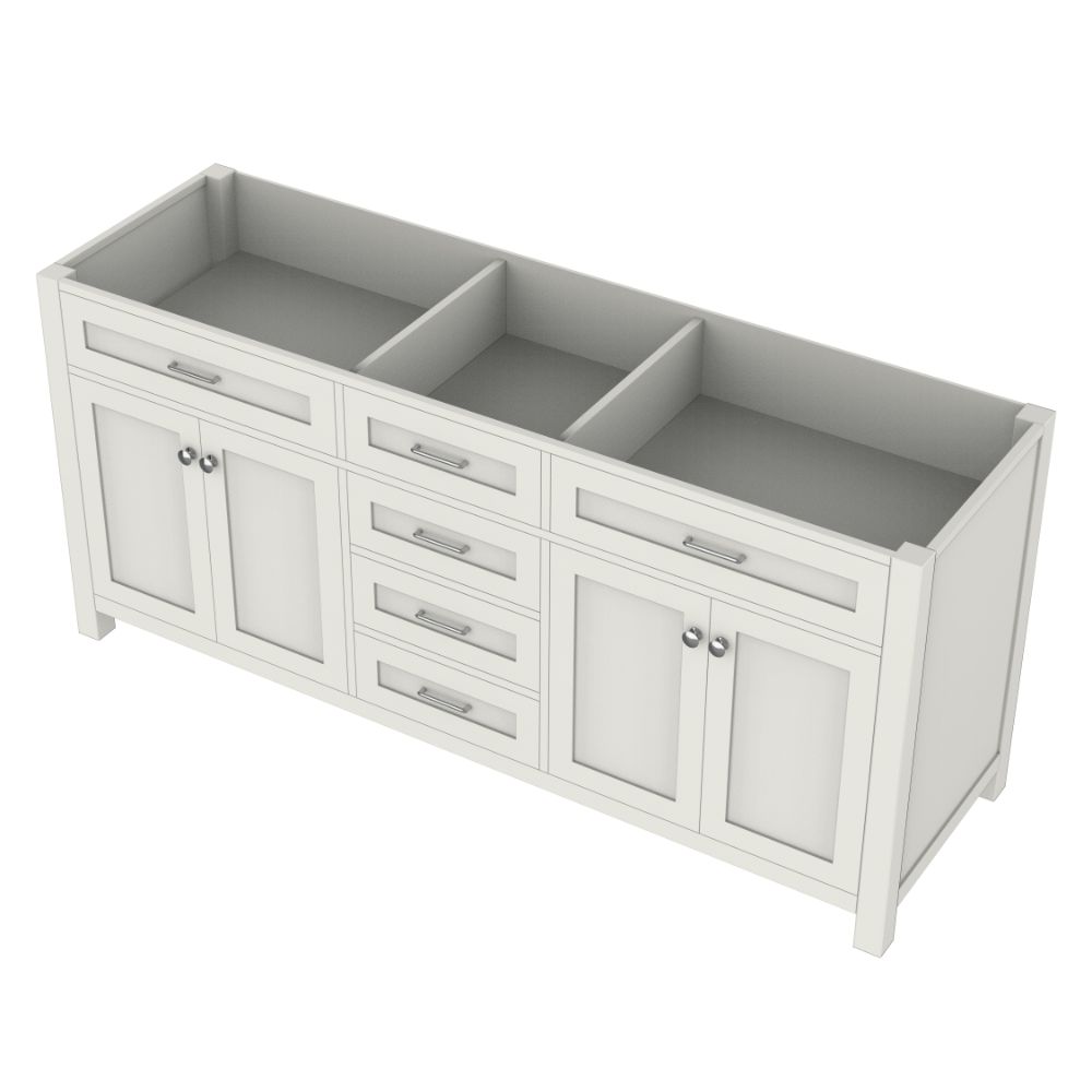 Norwalk 72 inch DOUBLE Vanity with No Top