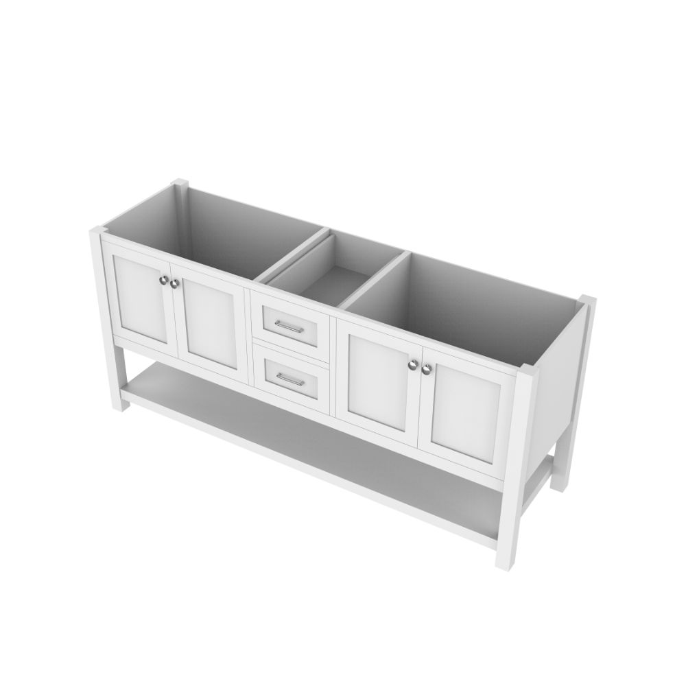 Wilmington 72 inch DOUBLE Vanity with No Top