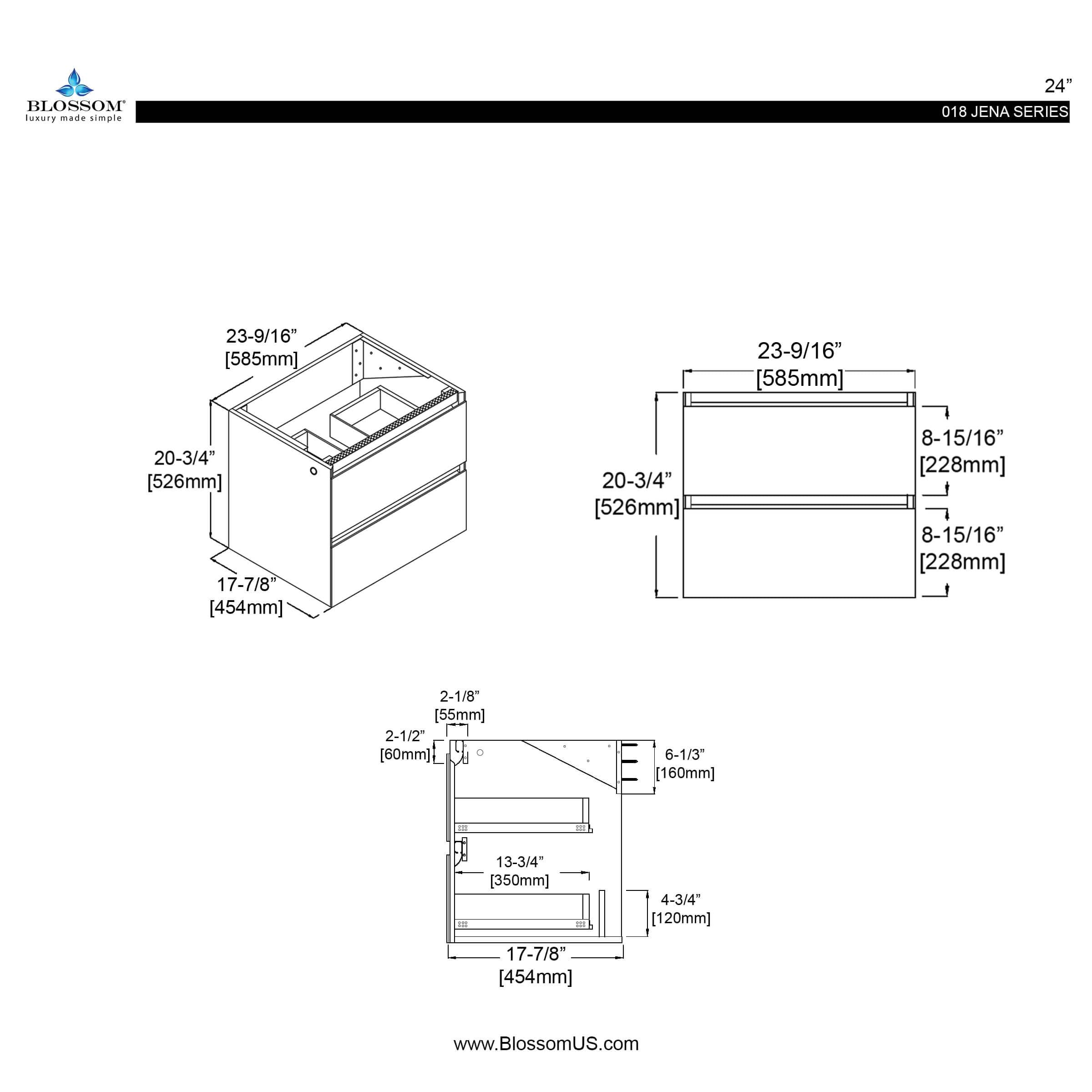 Jena 24 Inch Vanity - ezkitchenbath